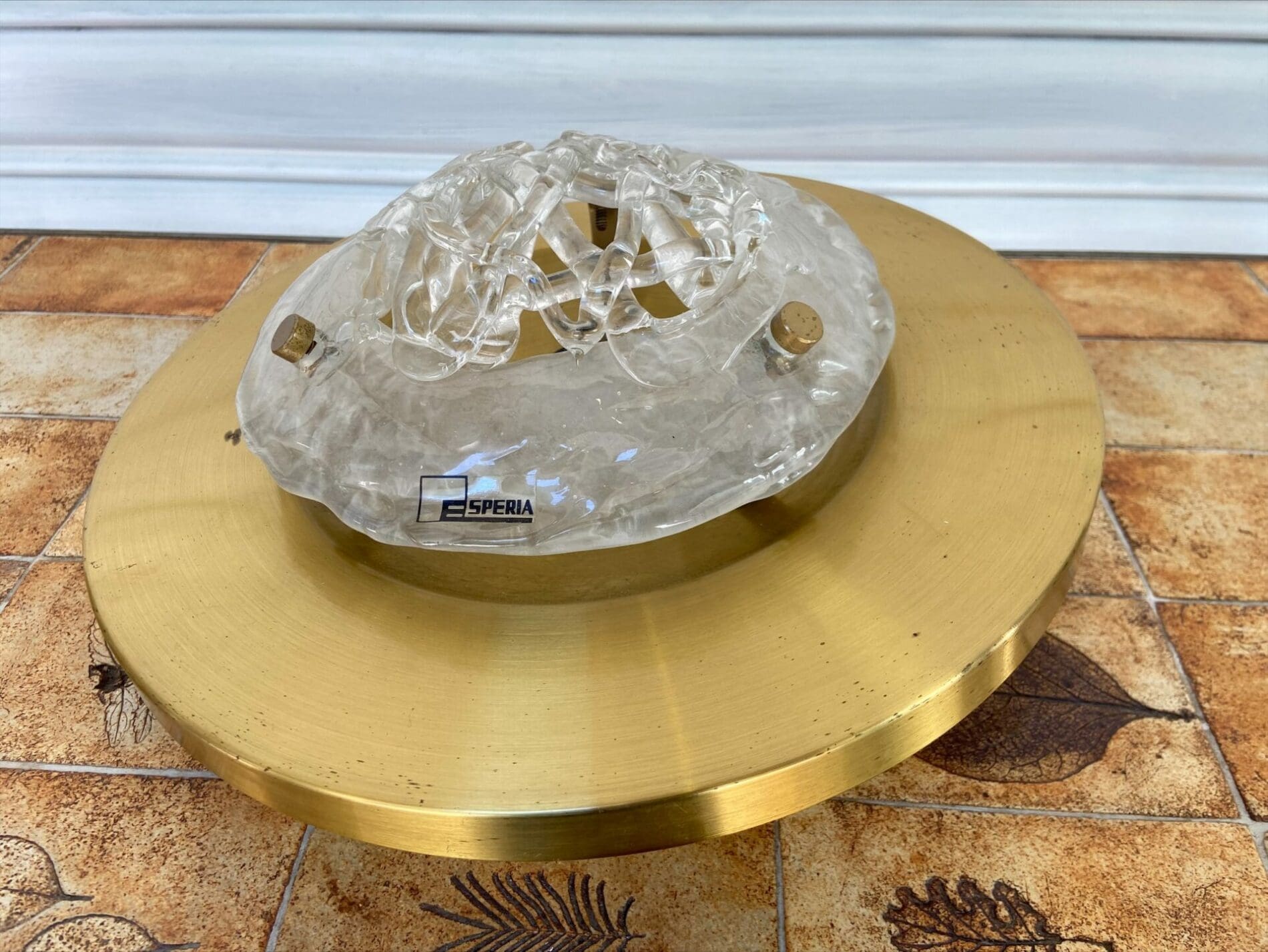 Angelo Brotto – Petite applique et plafonnier modèle « Pompeo »