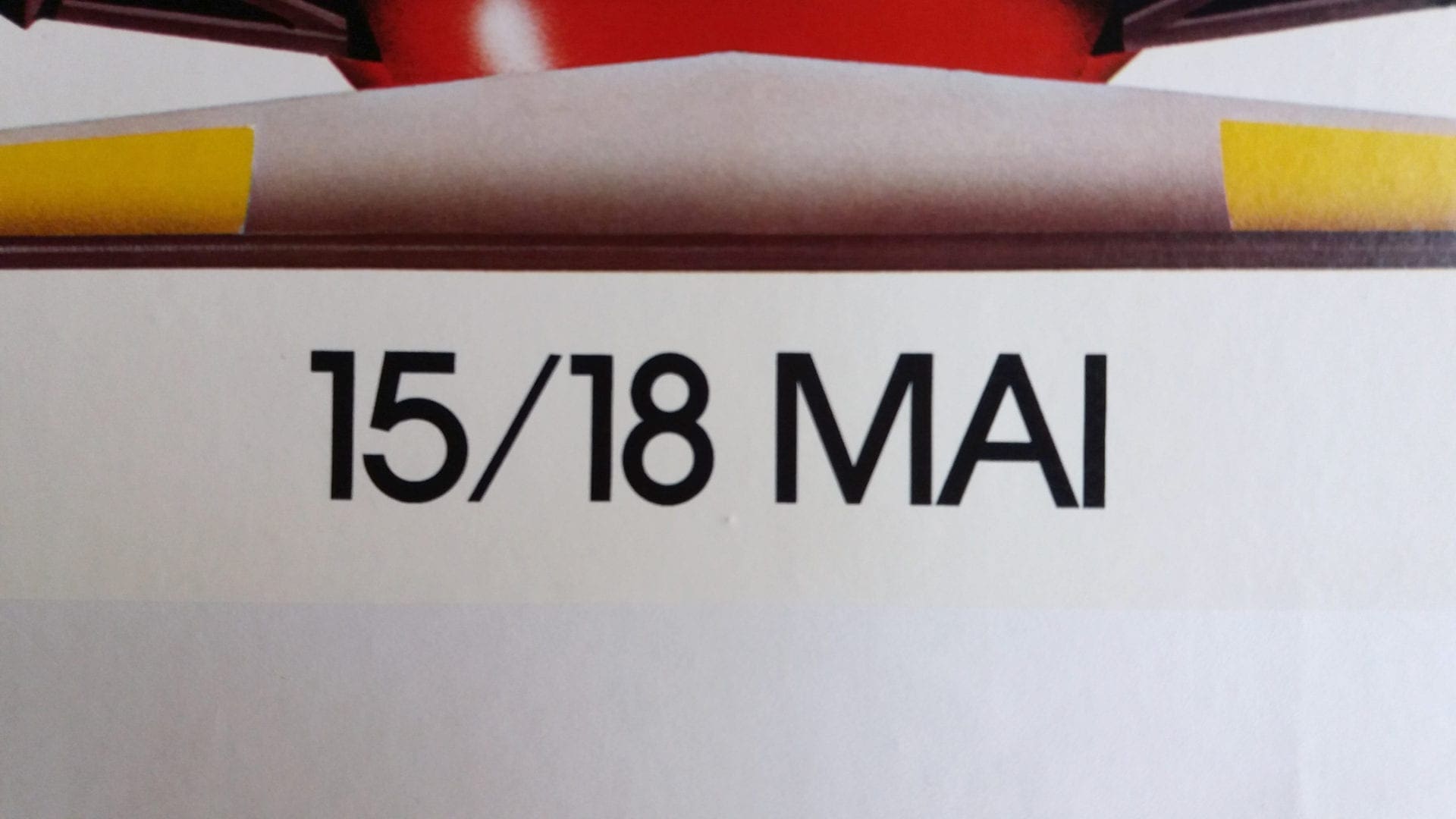 Affiche d’époque « 38ème Grand Prix Monaco »