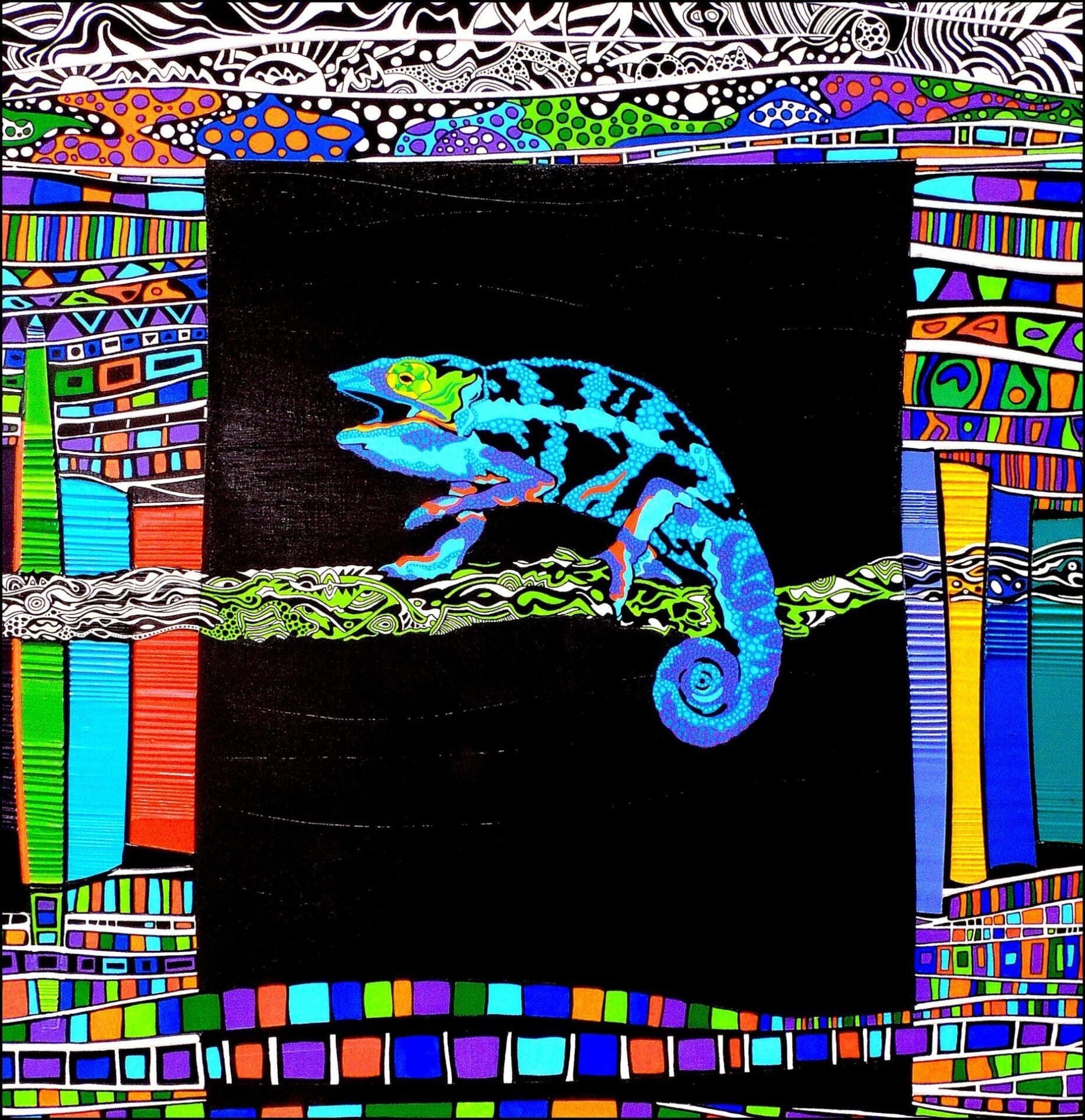 Alain Carpentier – Unwabu, Le Caméléon de la mythologie Zoulou