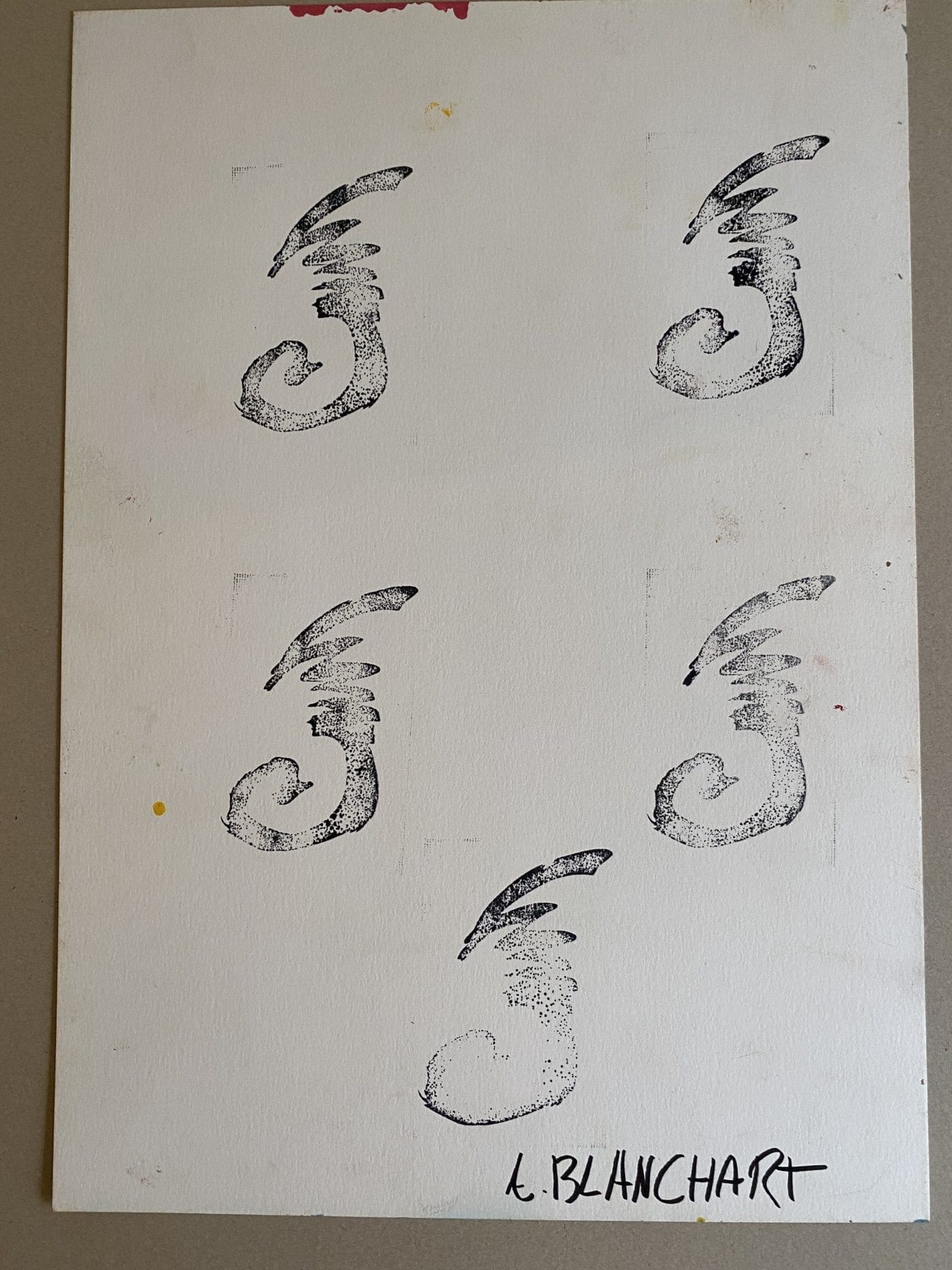 I Love Vader par Alberto Blanchart – Œuvre Contemporaine en Technique Mixte 50×35 cm