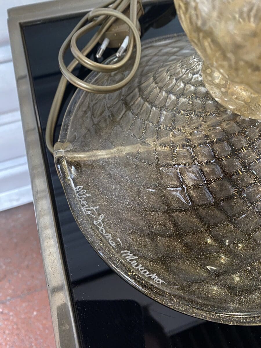 Alberto Dona – Paire de lampes dorées Occasion