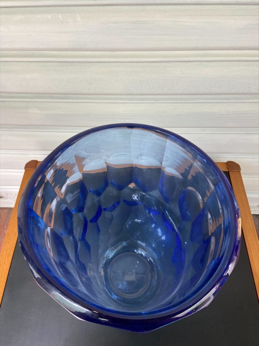 Alberto Dona – Vase Occasion – Verre Murano bleu