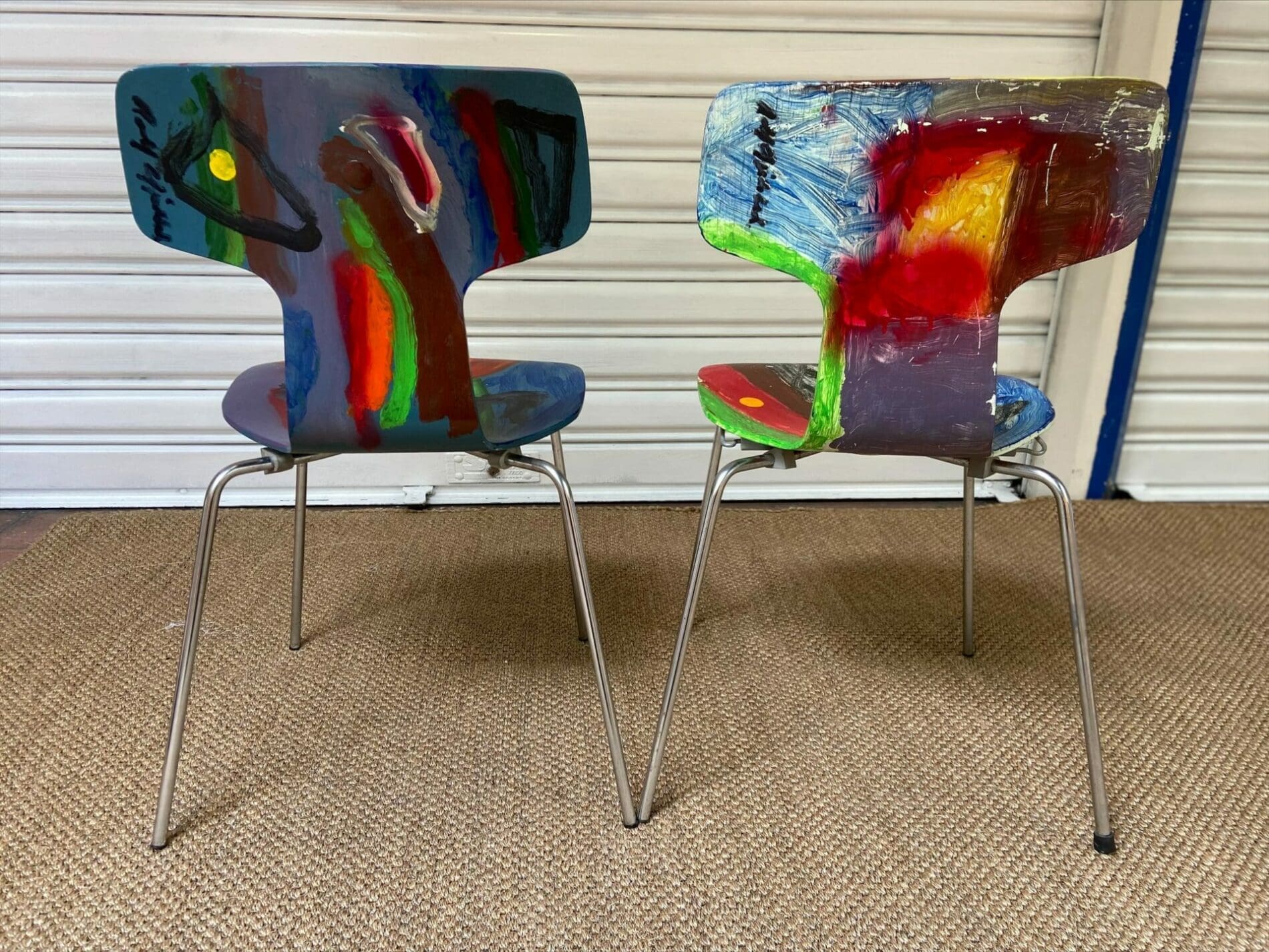 Arne Jacobsen x Rolf Gjedsted – Paire de chaises T 313 Grand Prix