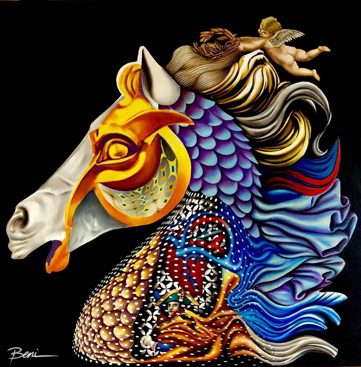 BENI – Marengo, 2019 – Huile sur toile