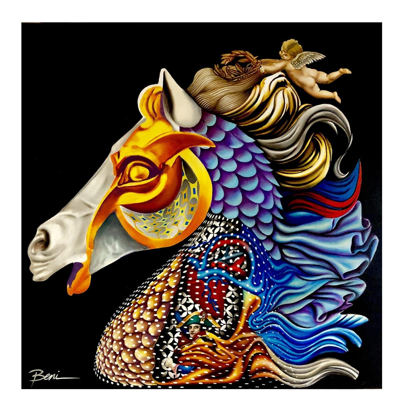 BENI – Marengo, 2019 – Huile sur toile