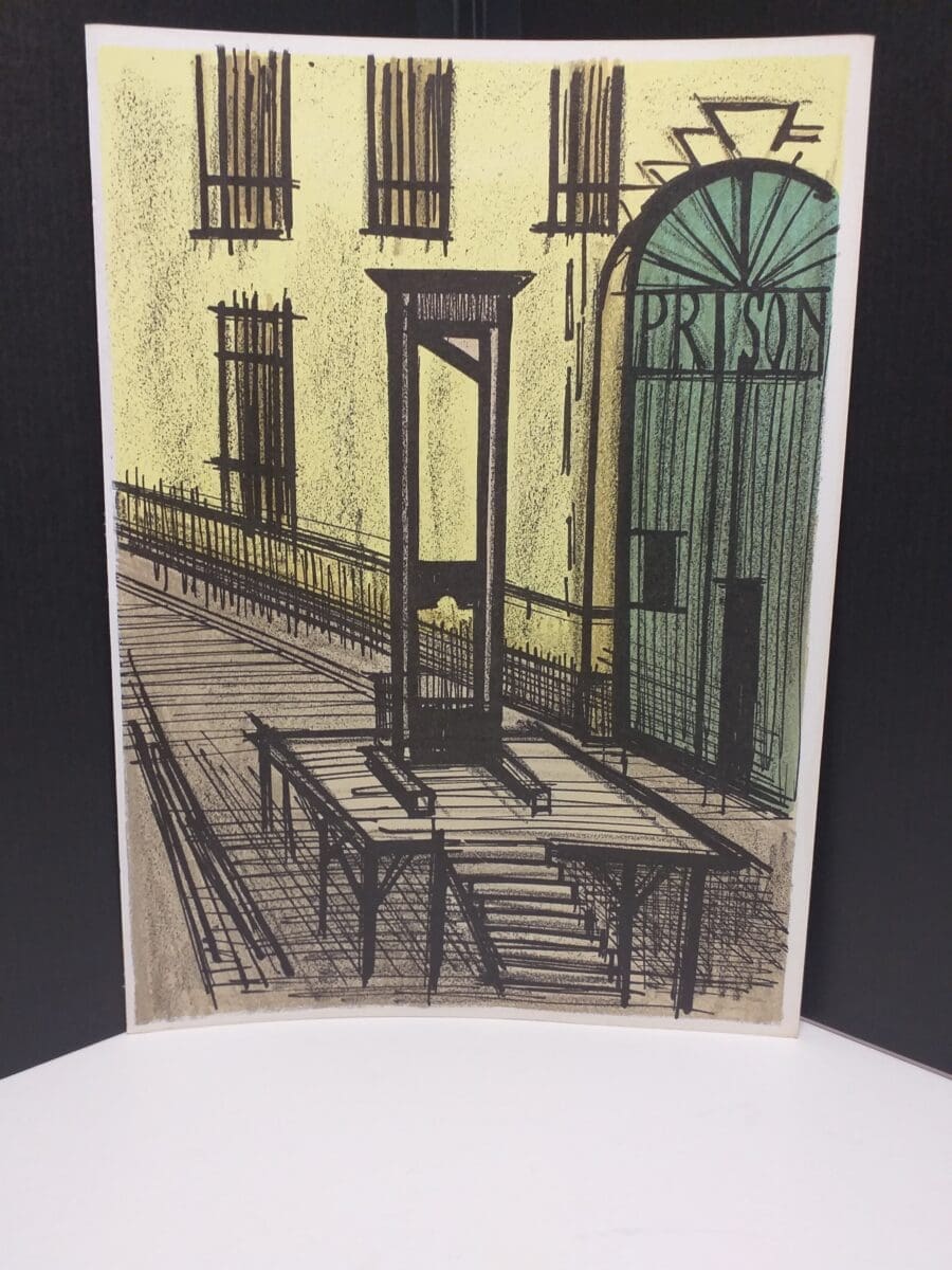 Bernard Buffet – Prison – Lithographie