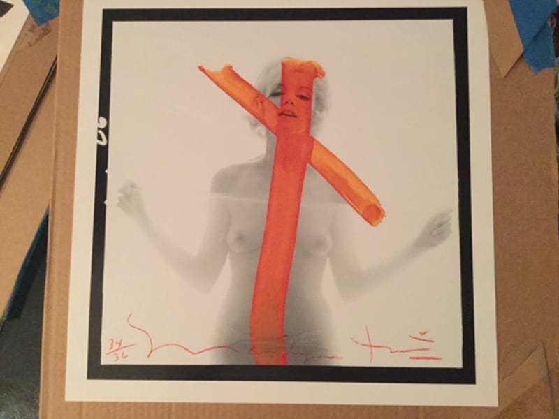 Bert STERN – Marilyn crucifix II – 2012