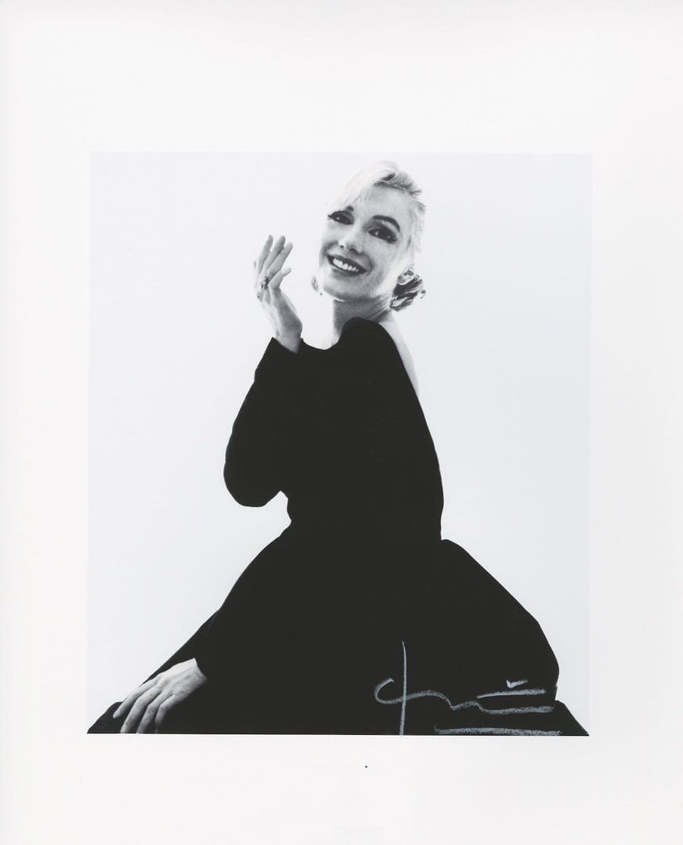 Bert Stern- Marilyn new black Dress – Photographie