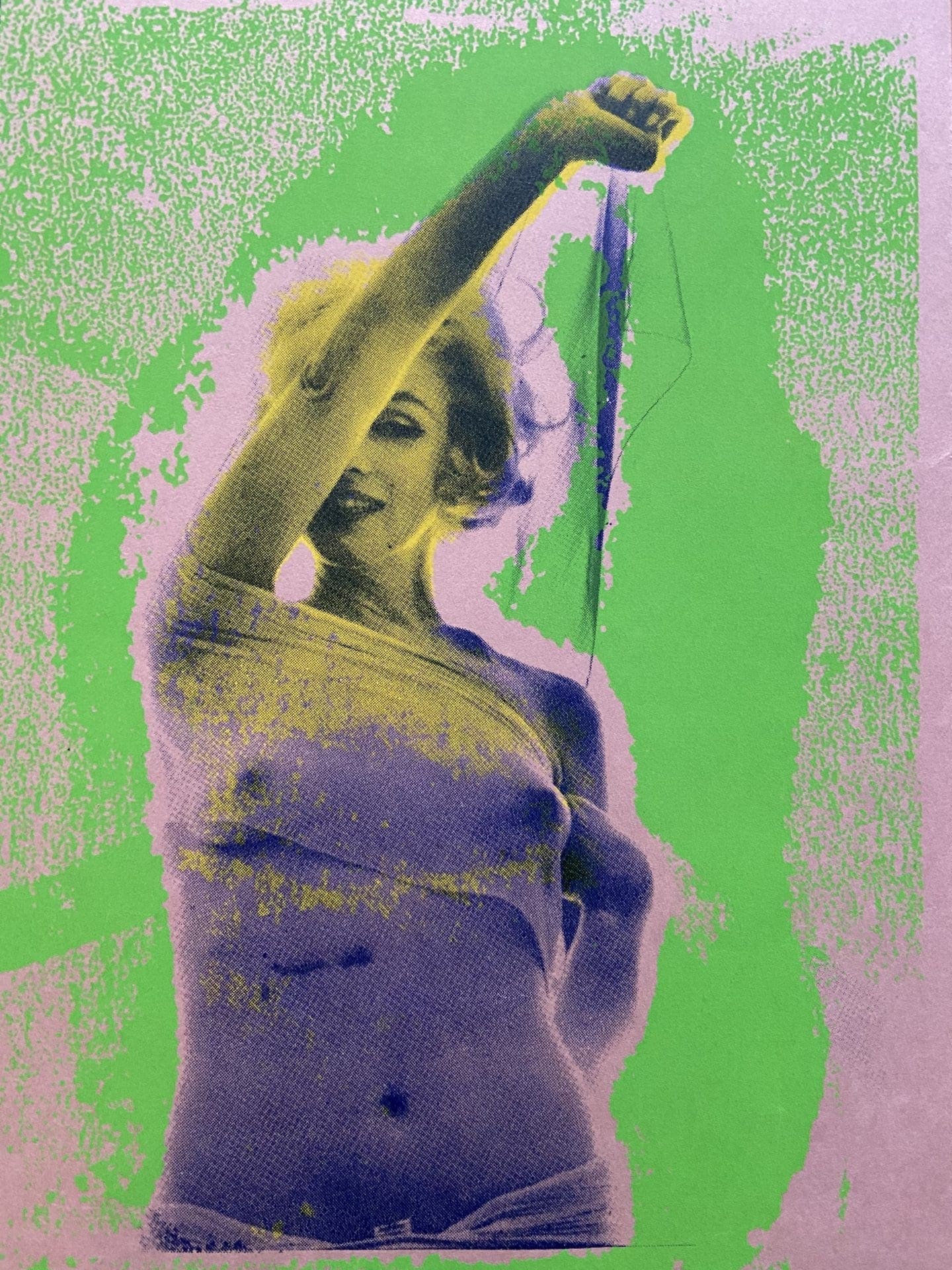 Bert Stern – Sérigraphie La dernière séance – JAUNE
