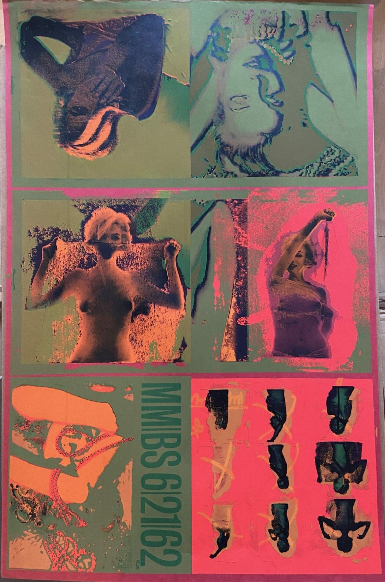 Bert Stern – Sérigraphie La dernière séance – ROUGE