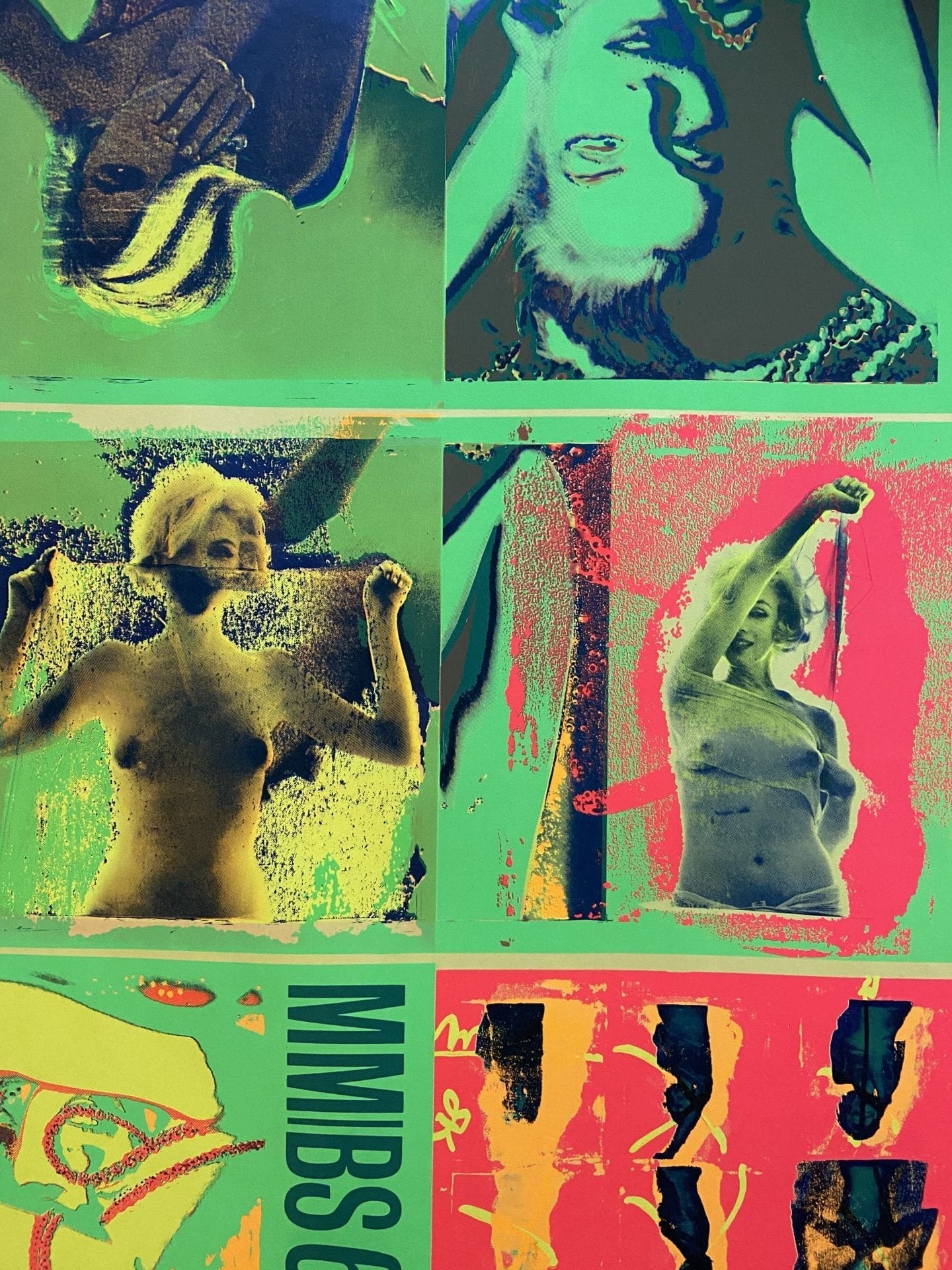 Bert Stern – Sérigraphie La dernière séance – VERT