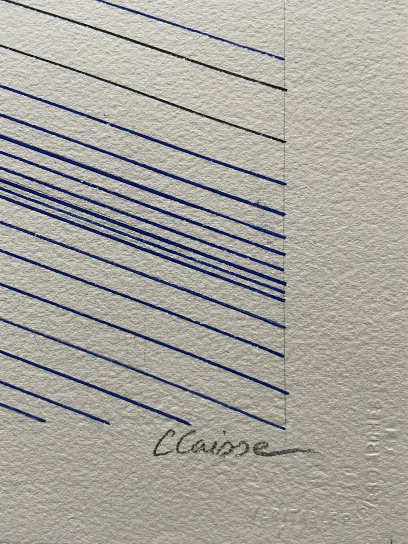 Genevieve Claisse – Sans titre composition géométrique