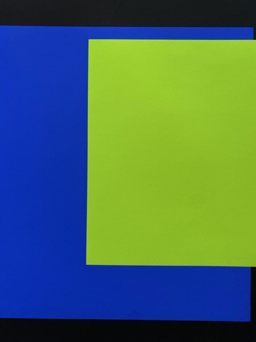 Geneviève Claisse – Structure géométrique Sérigraphie