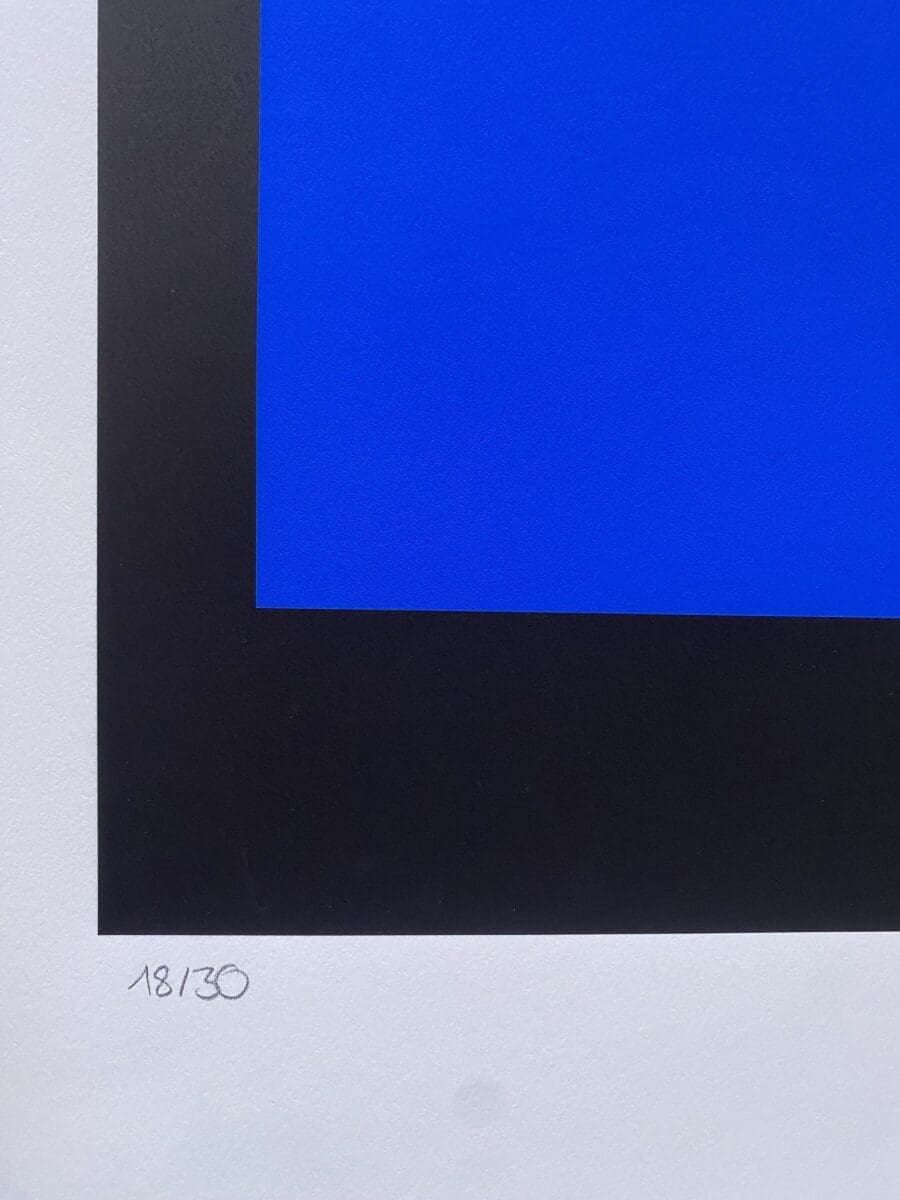 Geneviève Claisse – Structure géométrique Sérigraphie