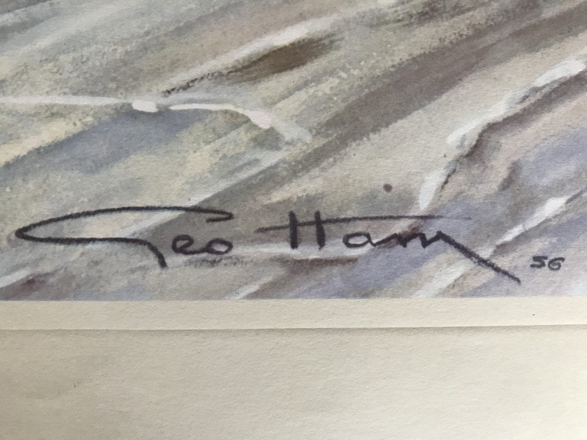 Géo Ham – L’étoile filante – Lithographie