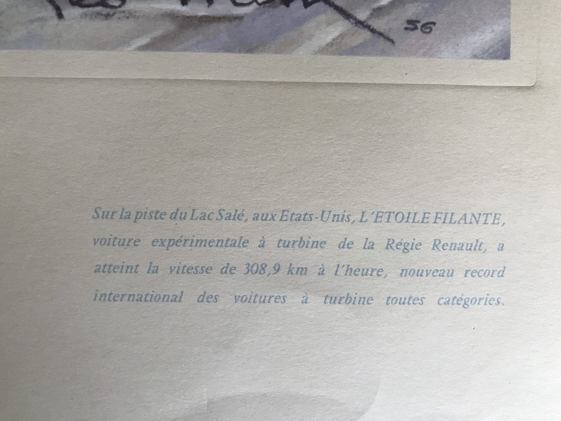 Géo Ham – L’étoile filante – Lithographie