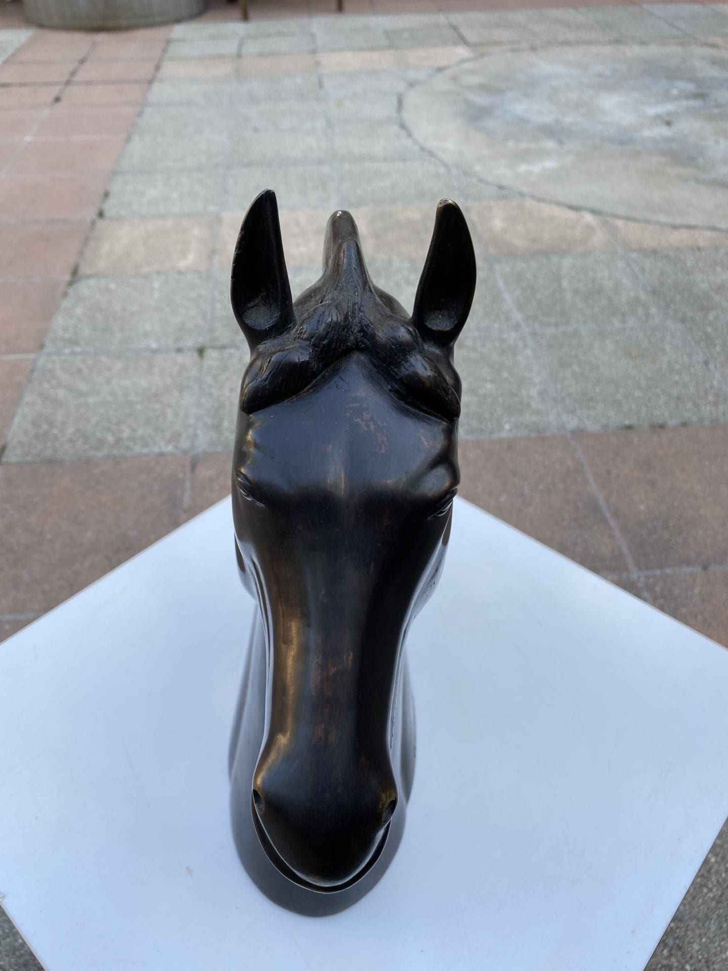 Georges Guyot – Bronze – Tête de cheval