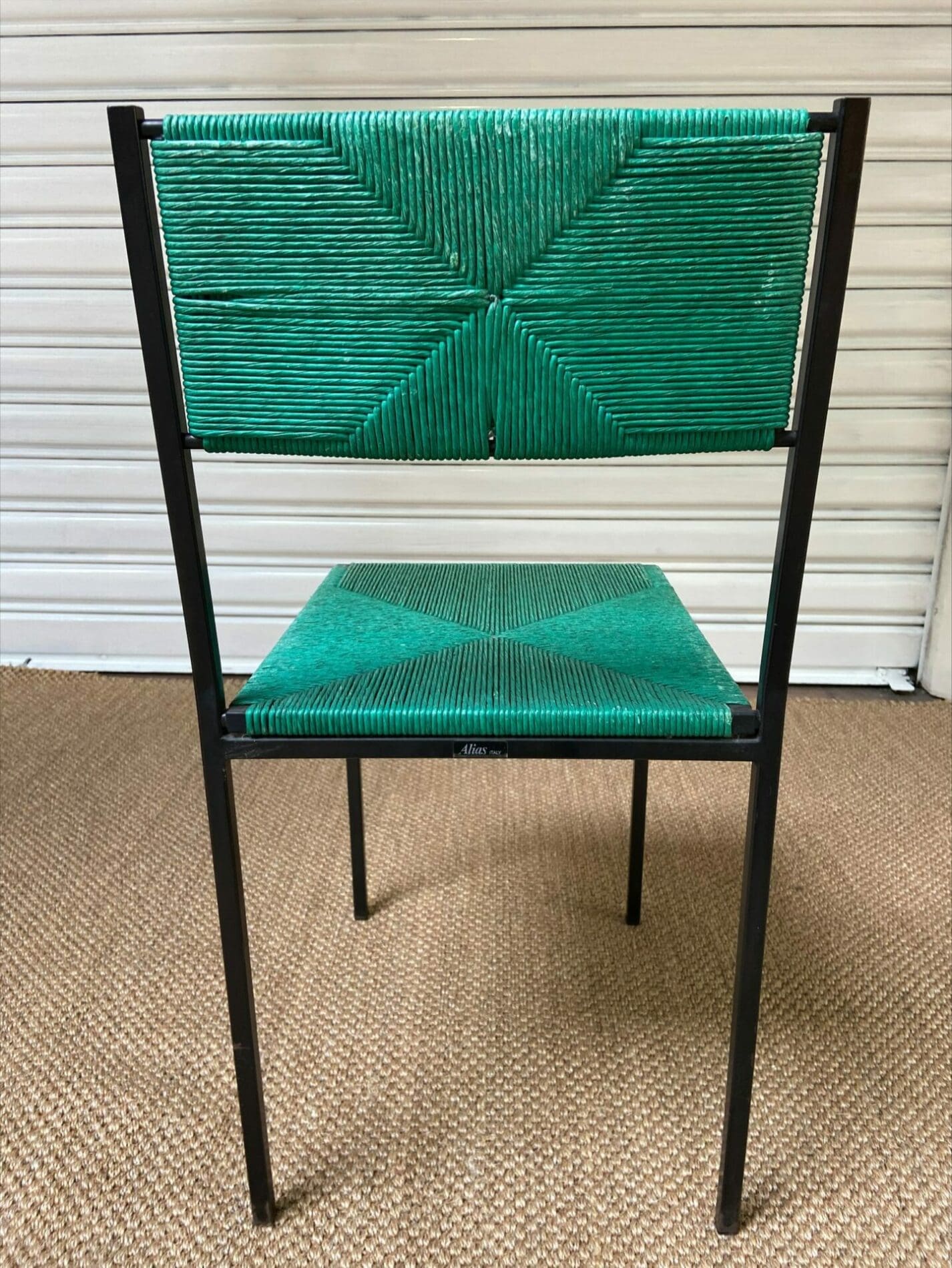 Giandomenico Belloti – 6 chaises modèle Paludis 150 vertes