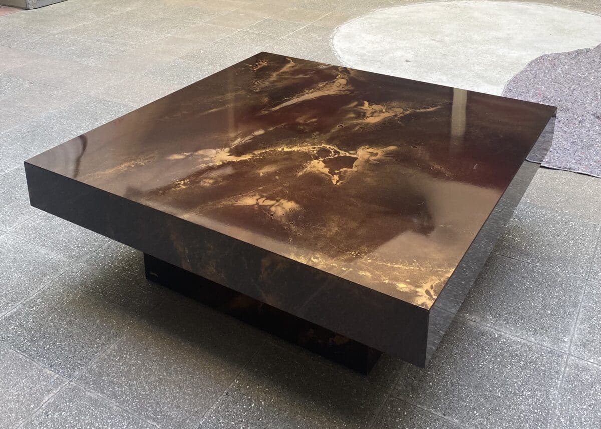 Guy Lefèvre – Table basse – Éruption solaire – Occasion