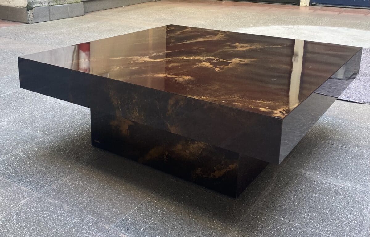 Guy Lefèvre – Table basse – Éruption solaire – Occasion