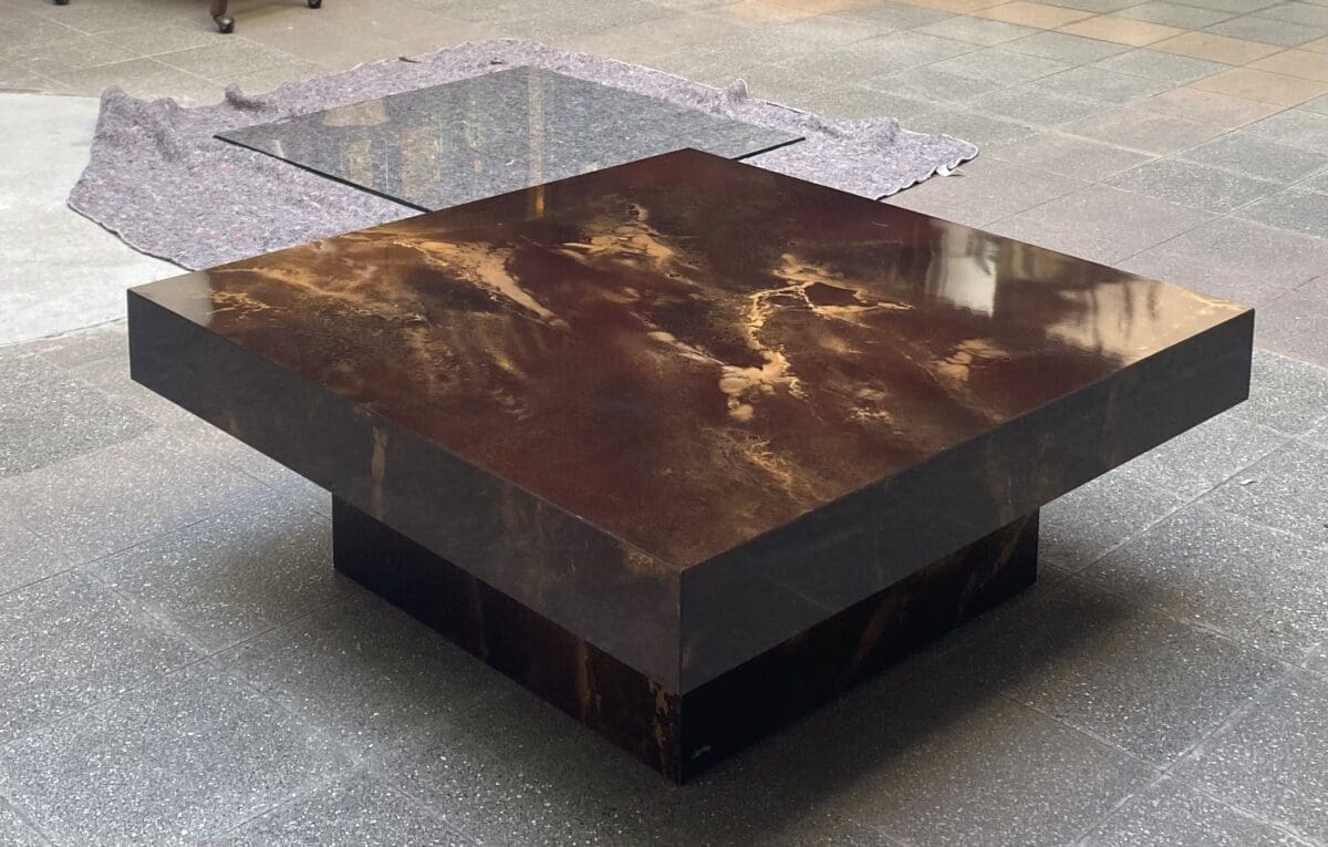 Guy Lefèvre – Table basse – Éruption solaire – Occasion