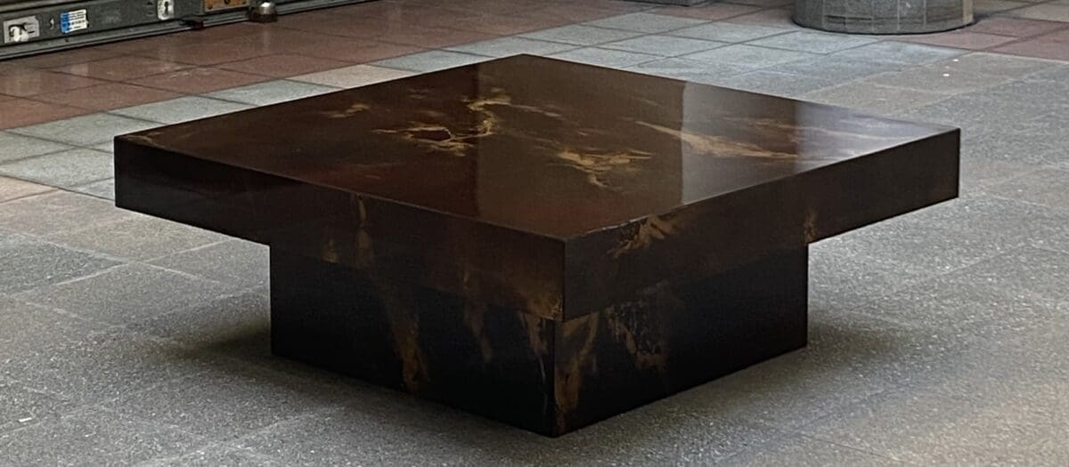Guy Lefèvre – Table basse – Éruption solaire – Occasion