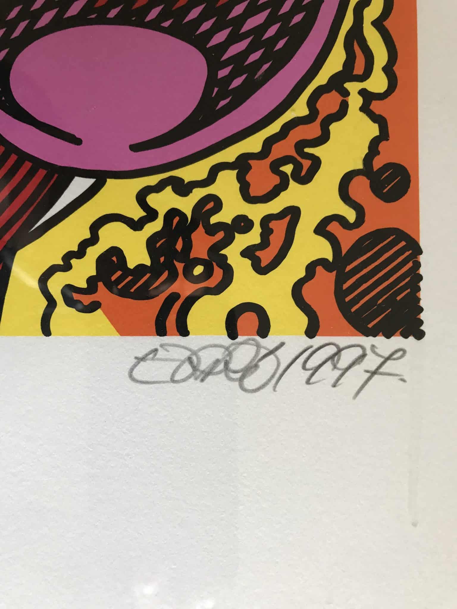 Lithographie Erró – Love Queen (1997) – Édition limitée 11/75