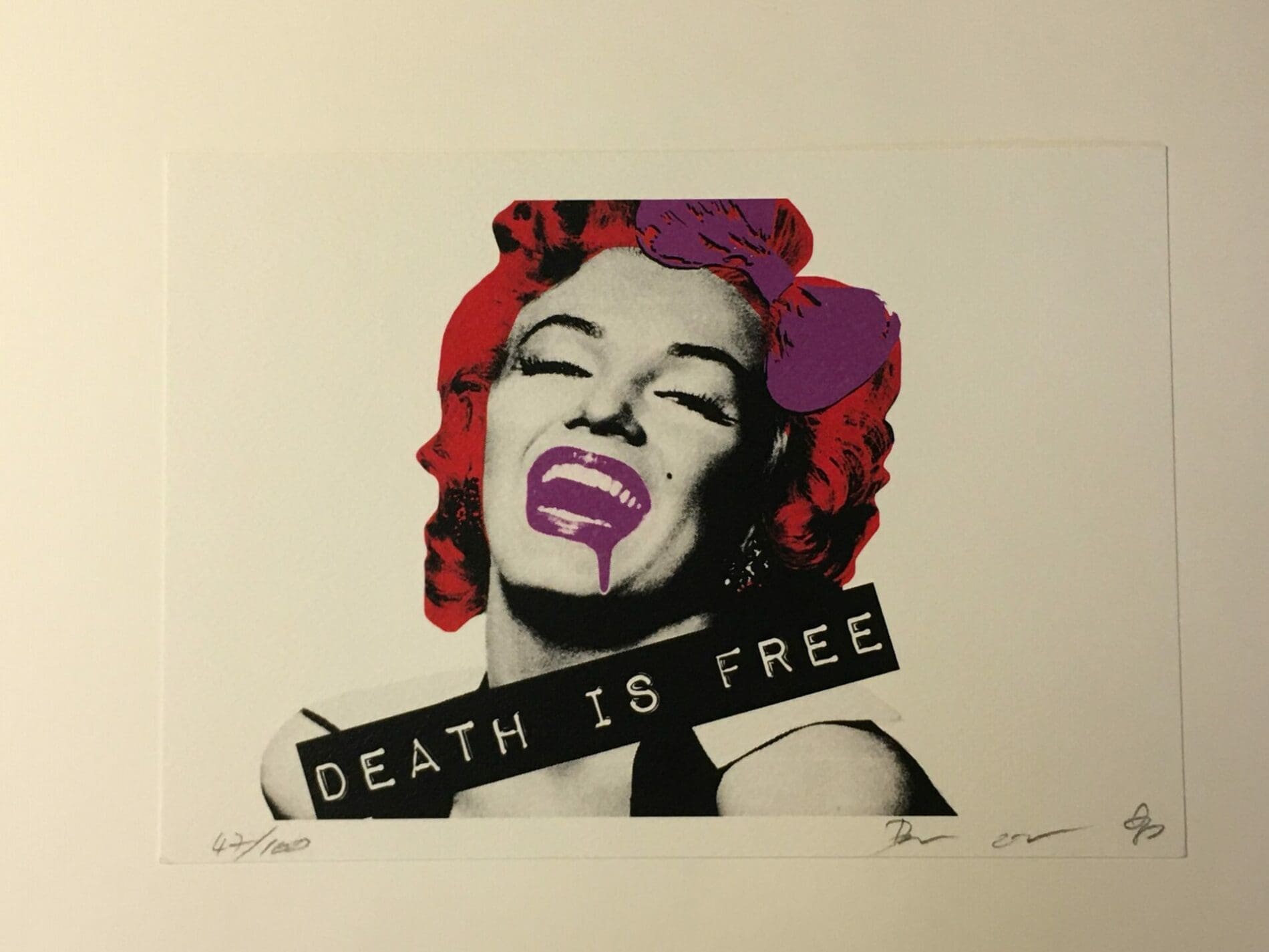 Death NYC – Marilyn Death red  – 2012