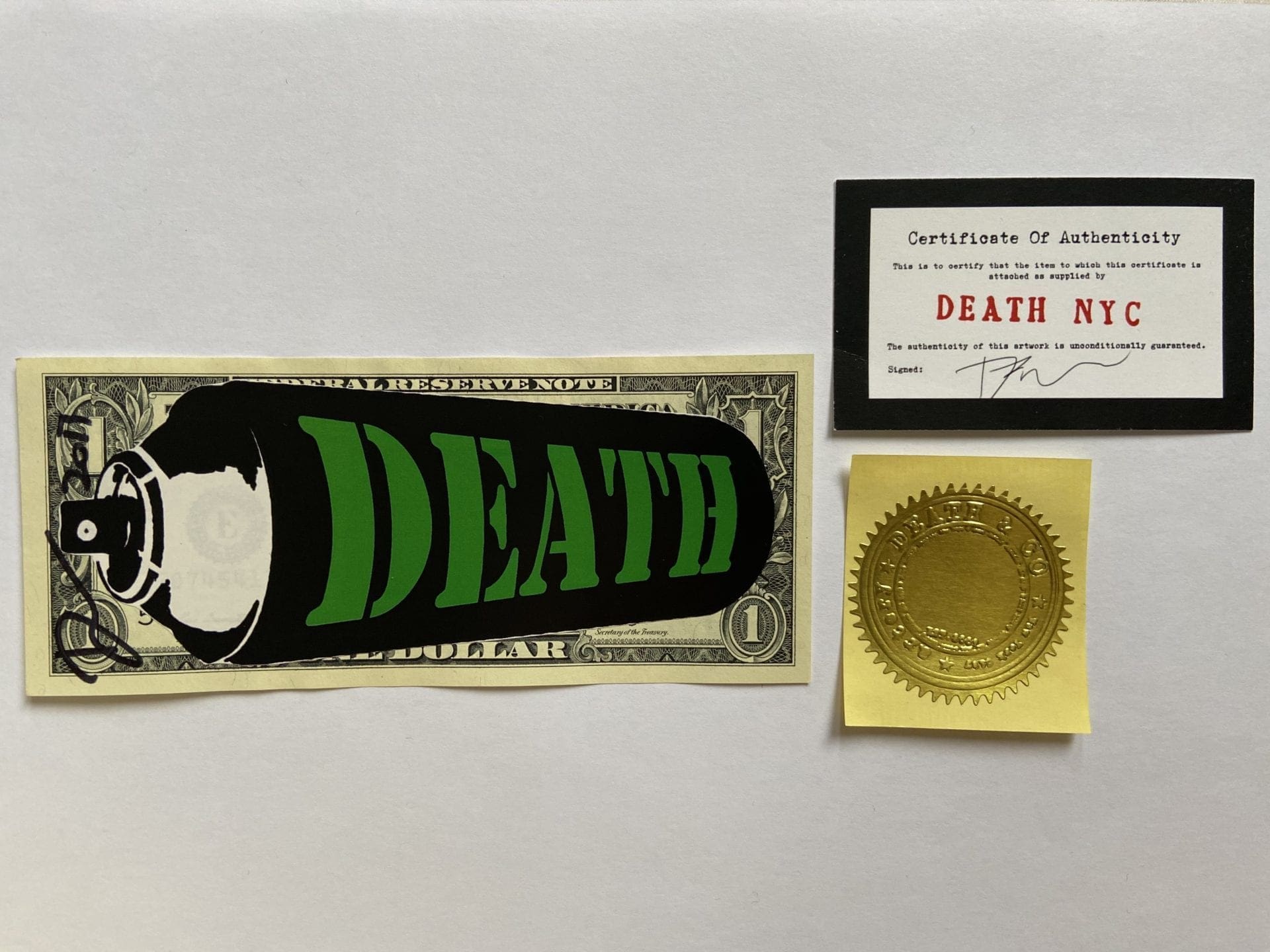 Death NYC – GREEN DEATH SPRAY – 2017