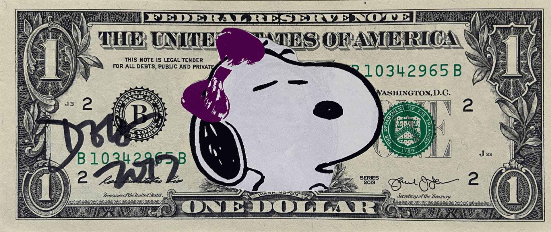 Death NYC – Girly Snoopy -2017 – Collage
