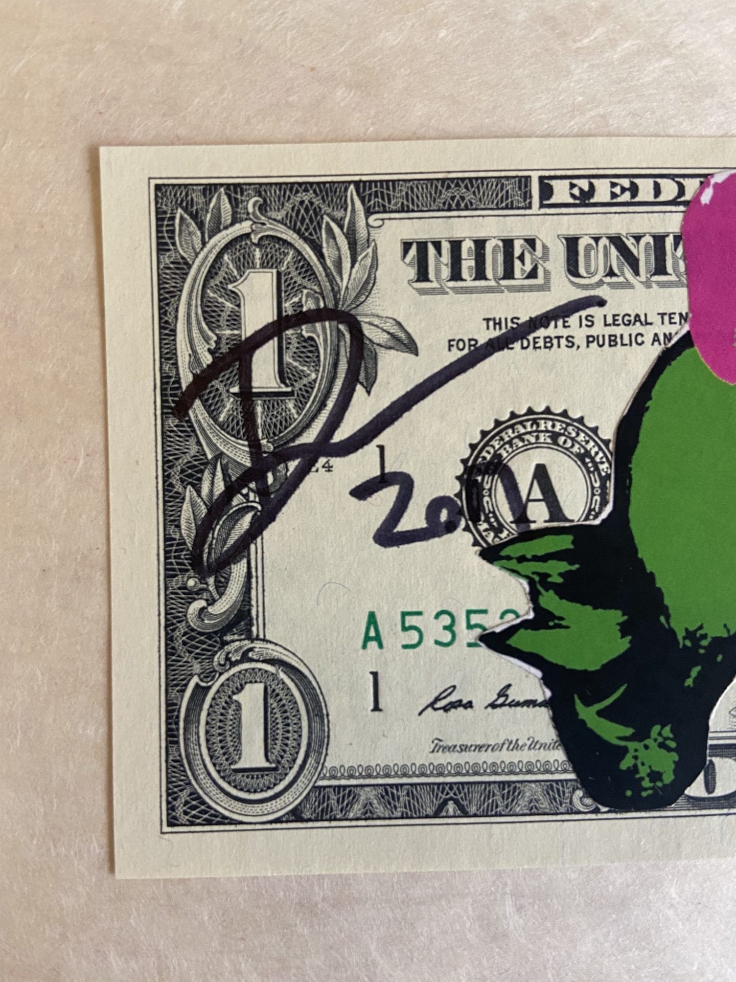 Death NYC – Green Marilyn Vampire – 2017 – Collage