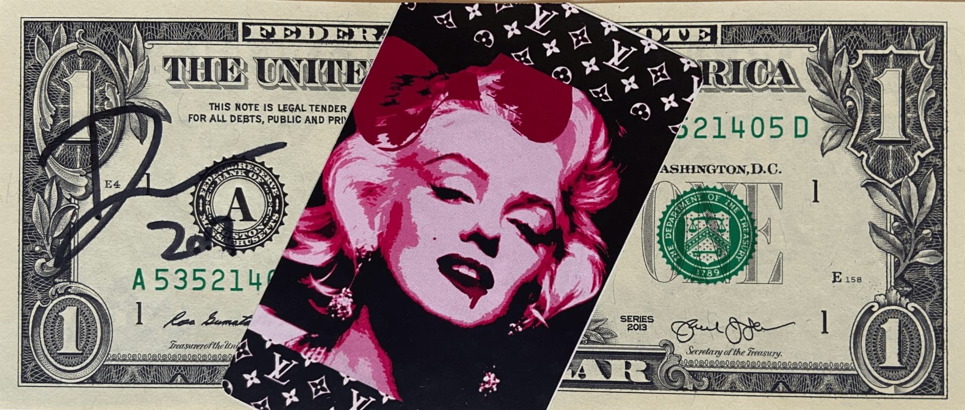 Death NYC – LV Marilyn – 2017 – Collage