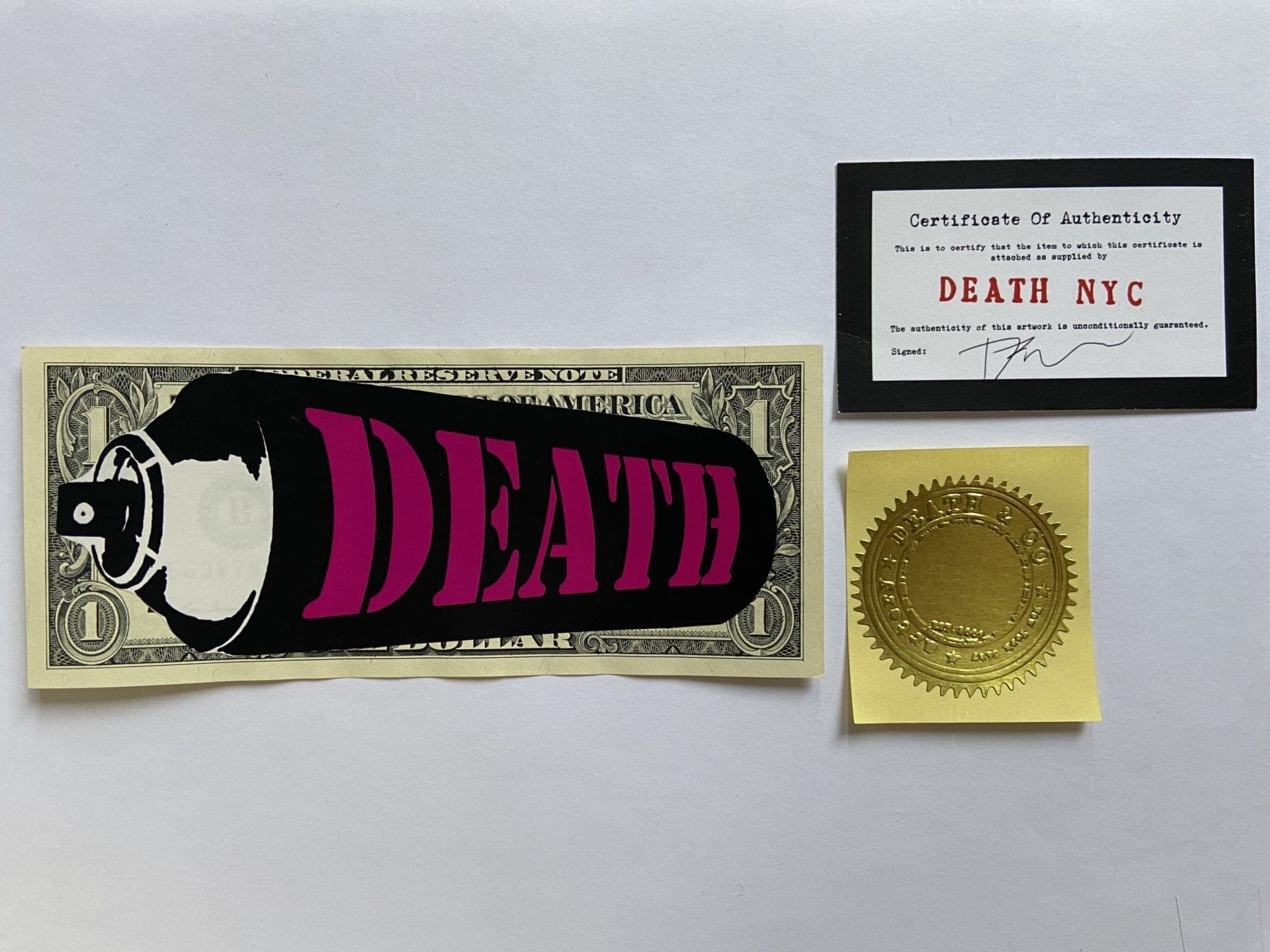 Death NYC – PINK DEATH SPRAY – 2016