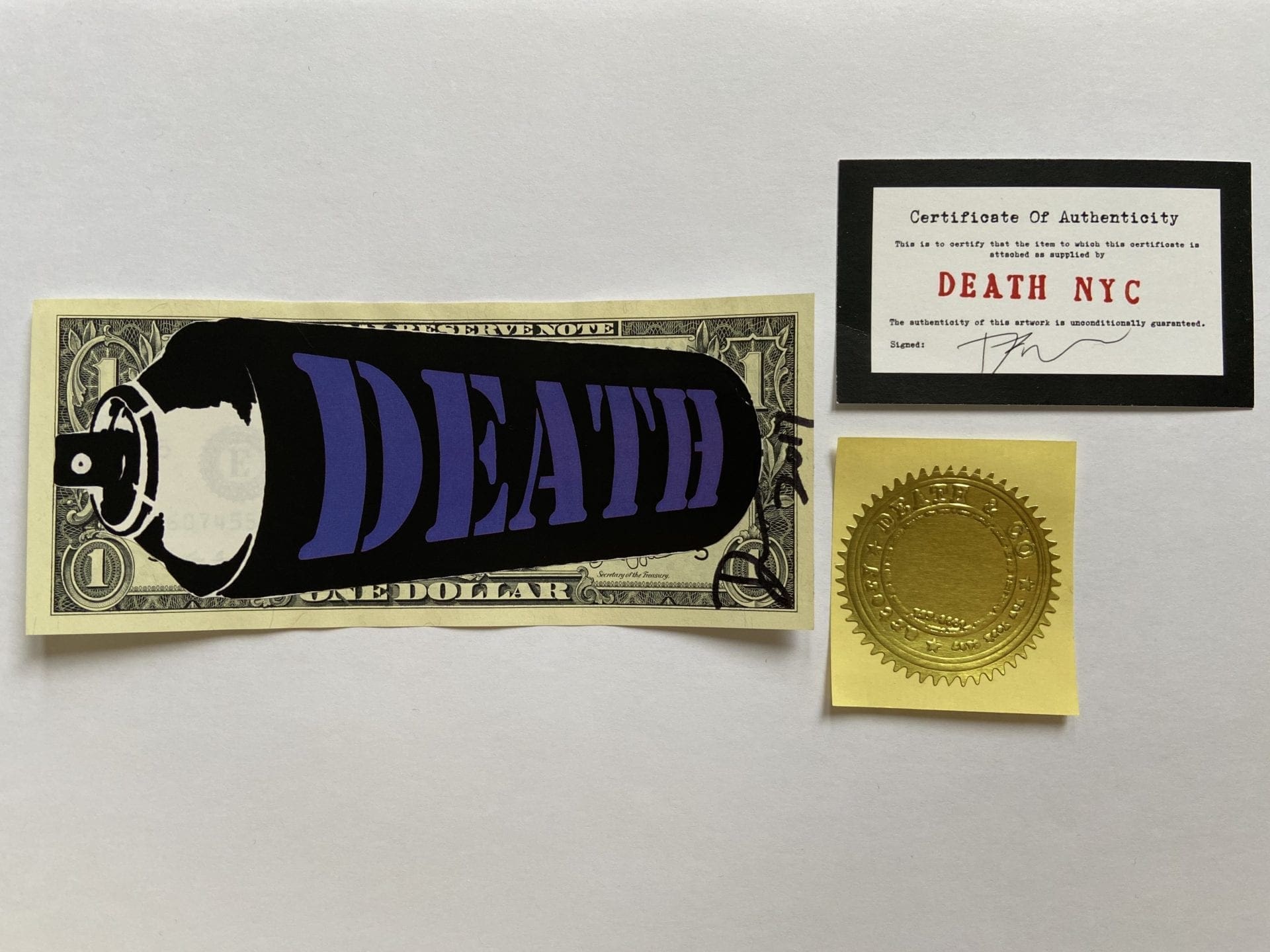 Death NYC – PURPLE DEATH SPRAY – 2017