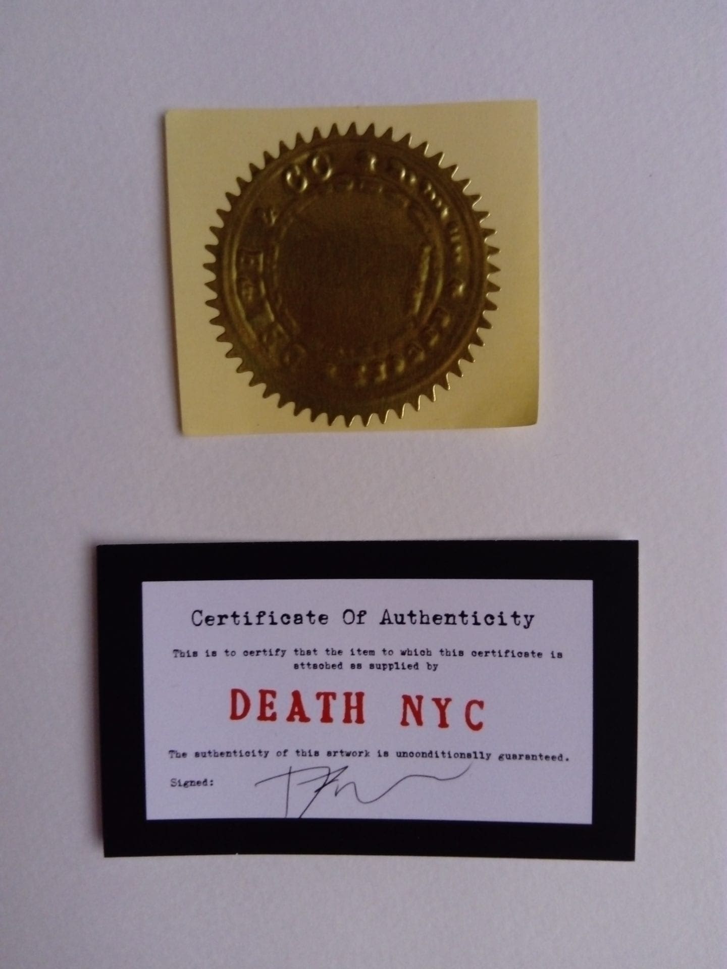 Death NYC – Blue Gun – 2012