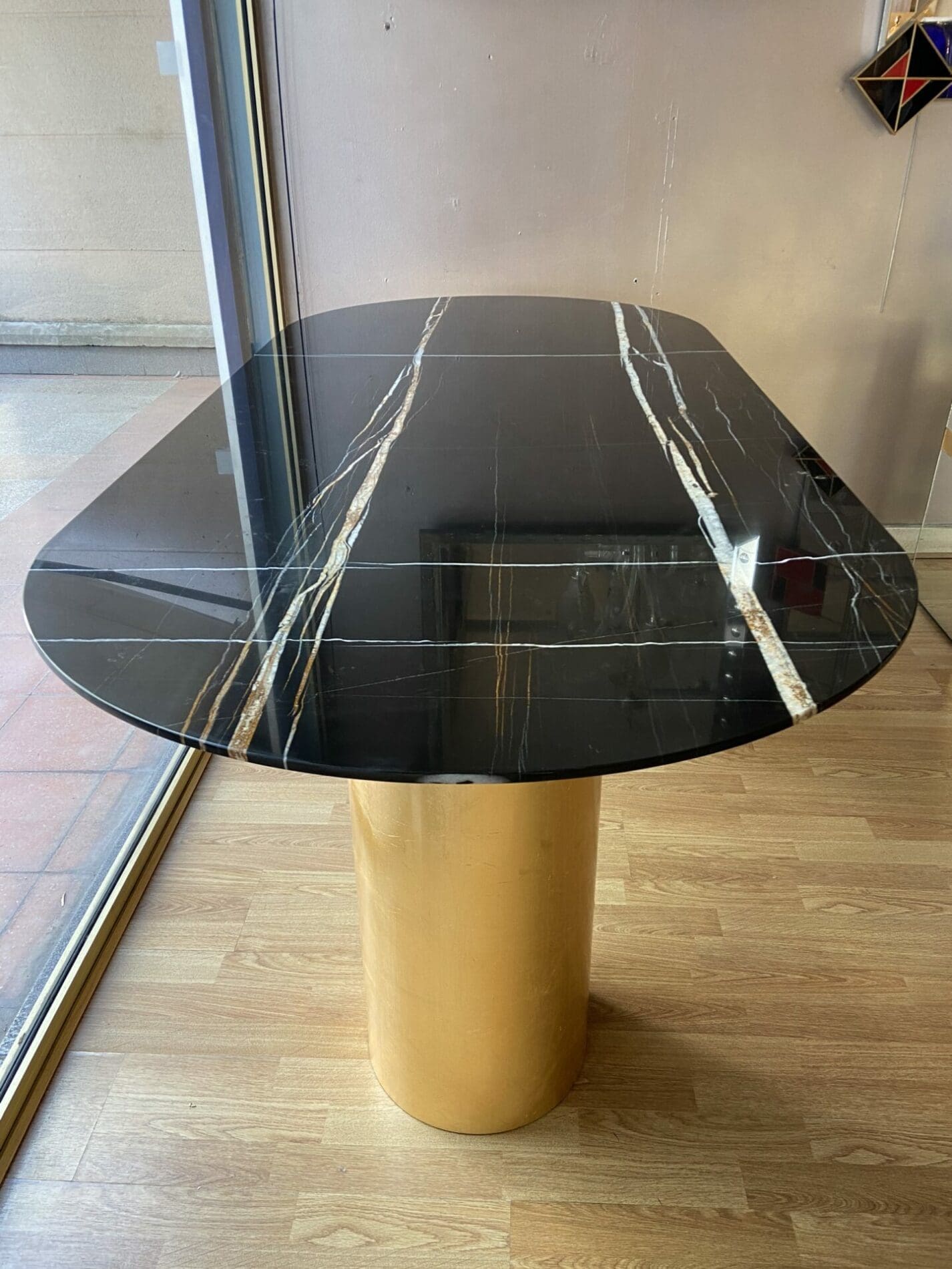 Di Froscia – Table feuille d’or 24 carats