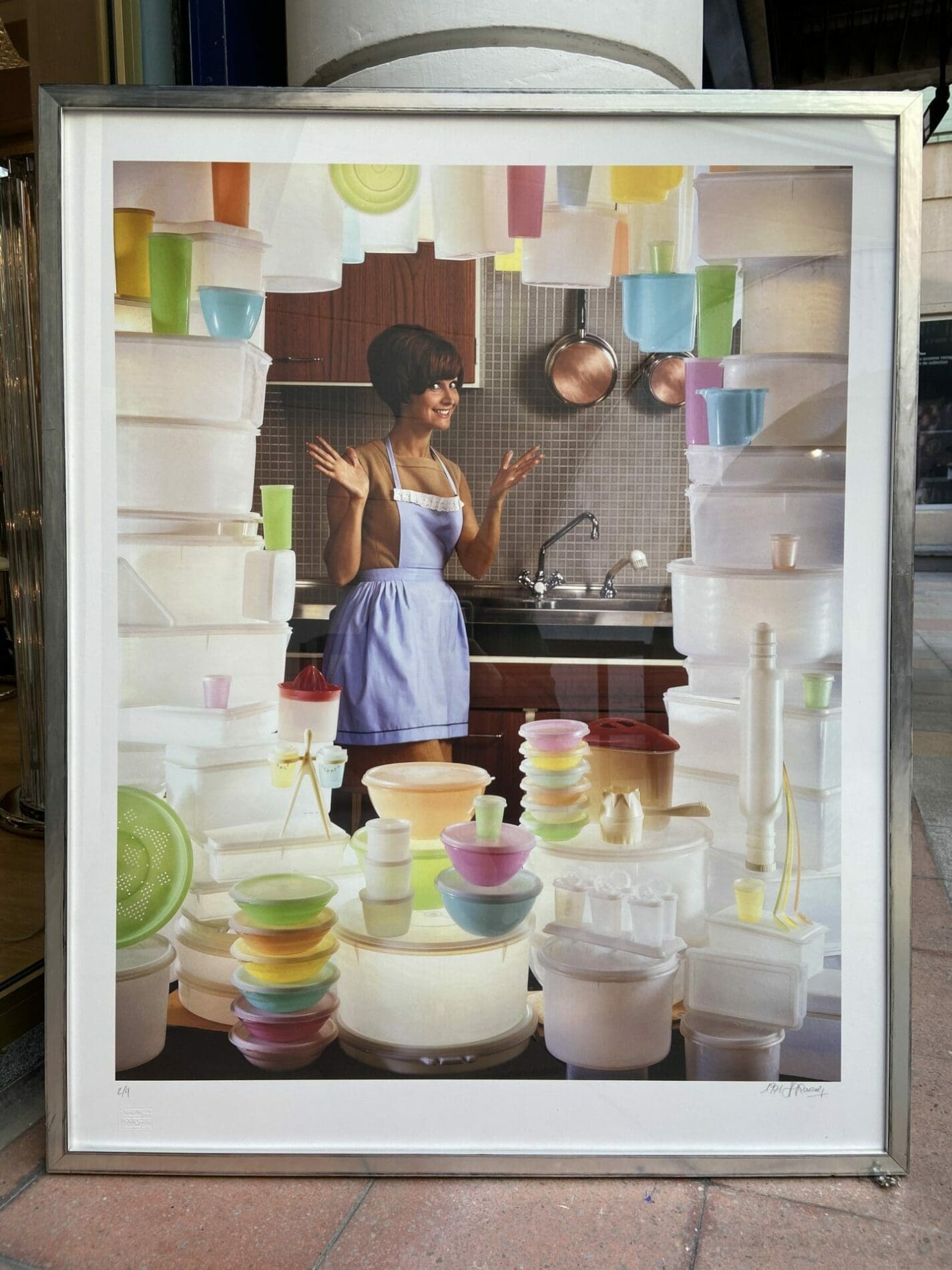 Digigraphie « Tupperware » par Jean-Pierre Ronzel (1971) – Tirage limité