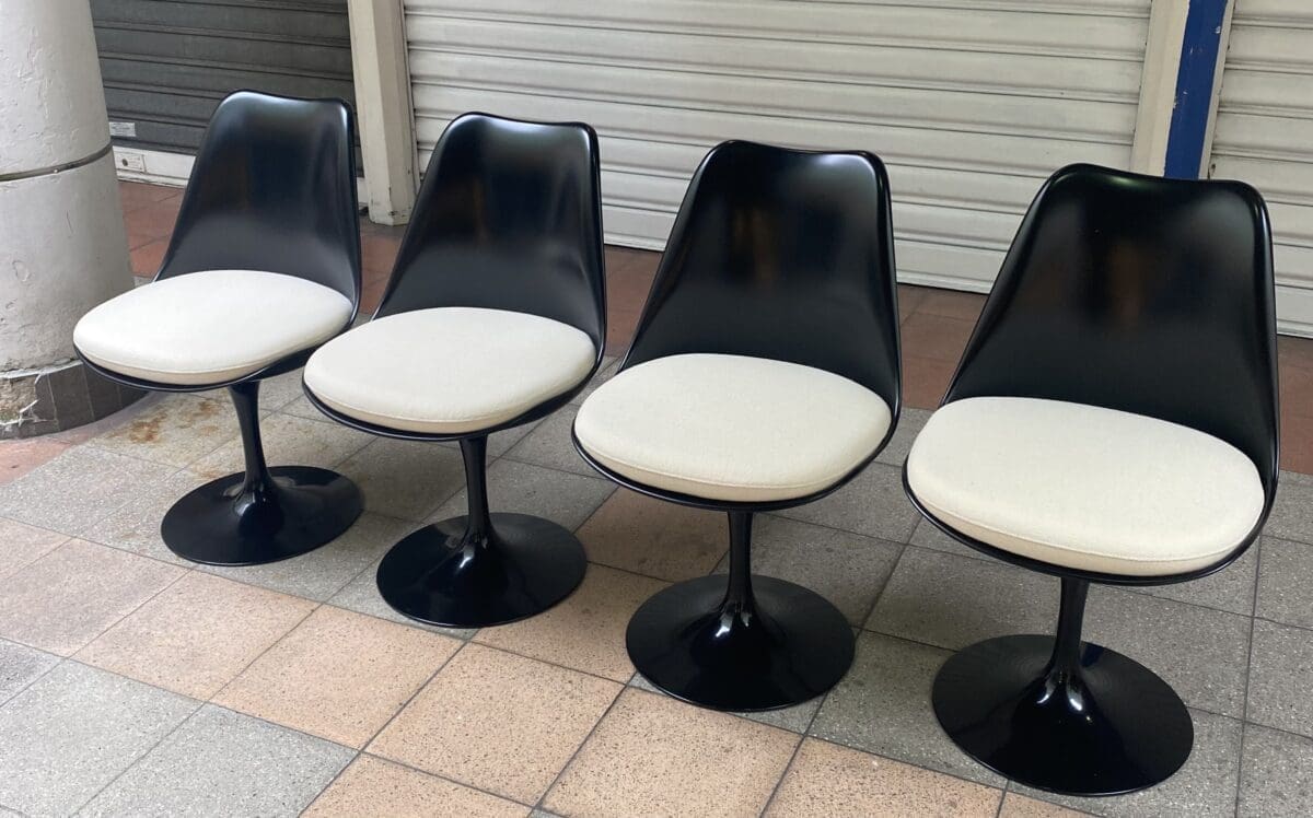 Eero Saarinen – 4 Chaises Occasion / état neuf Tulip  – Knoll International 2022