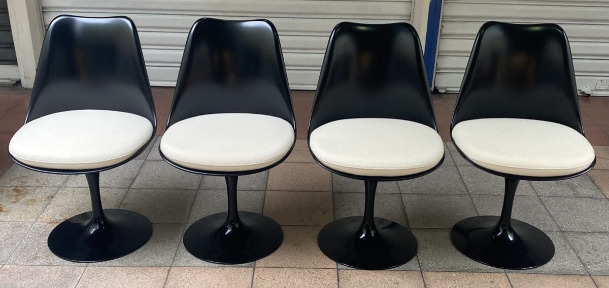 Eero Saarinen – 4 Chaises Occasion / état neuf Tulip  – Knoll International 2022