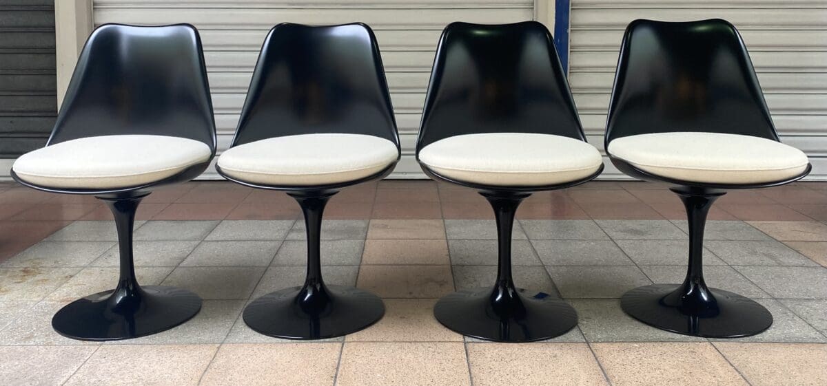 Eero Saarinen – 4 Chaises Occasion / état neuf Tulip  – Knoll International 2022