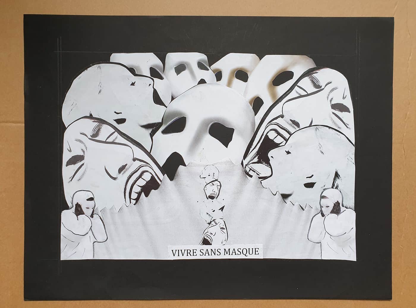 Elisa Casbas – Vivre sans masques – 2018