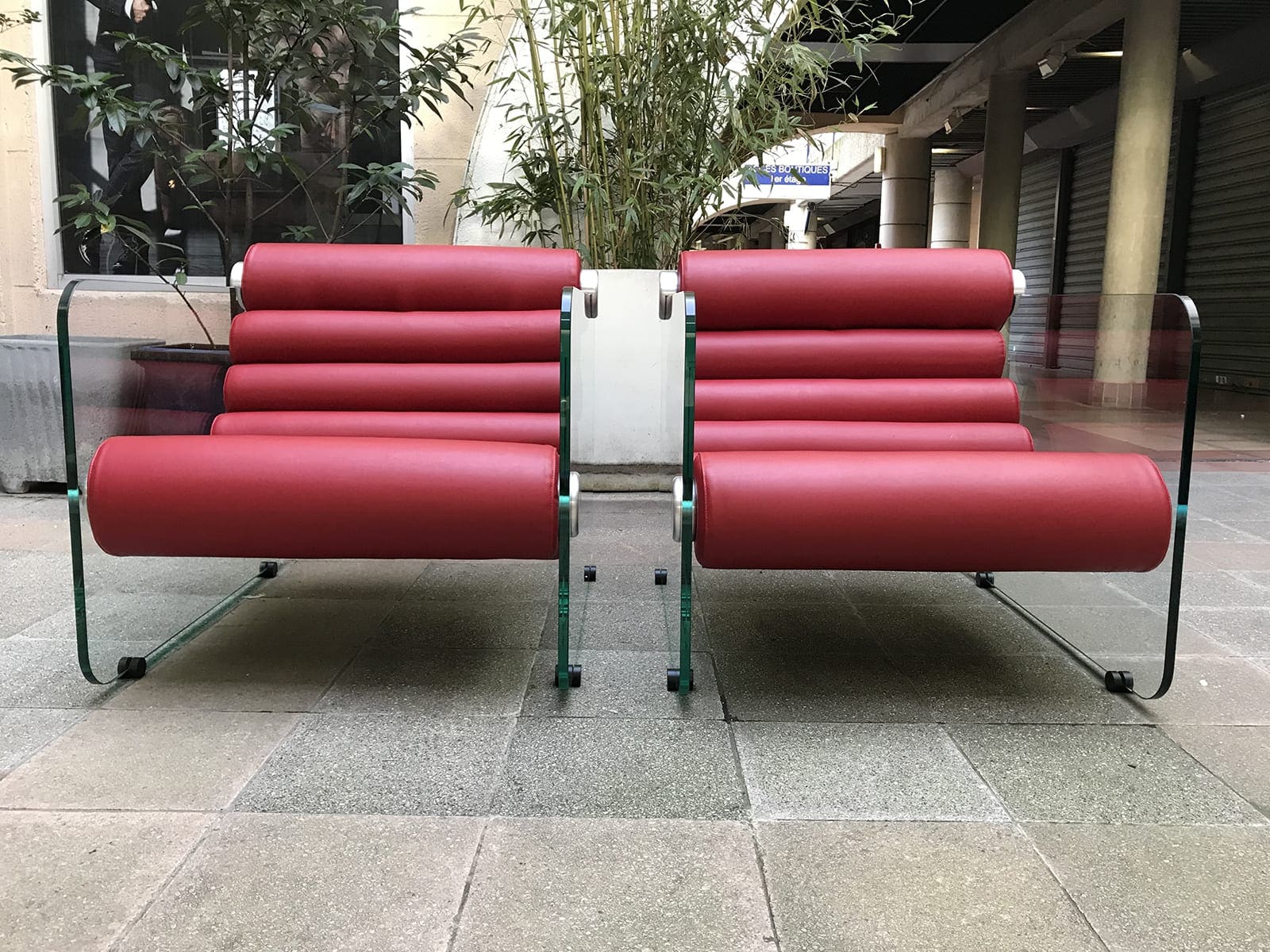 Fabio LENCI – Paire de fauteuils Hyaline – circa 1972