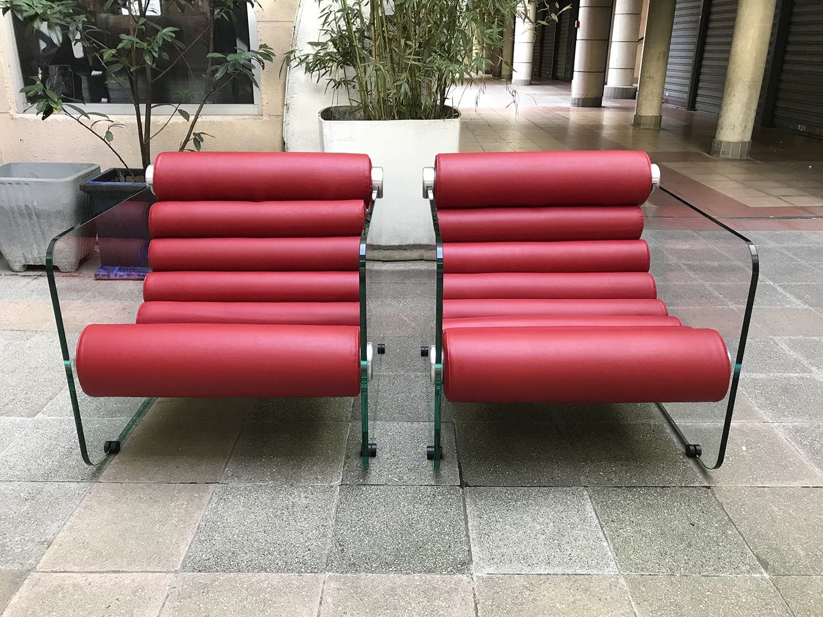 Fabio LENCI – Paire de fauteuils Hyaline – circa 1972