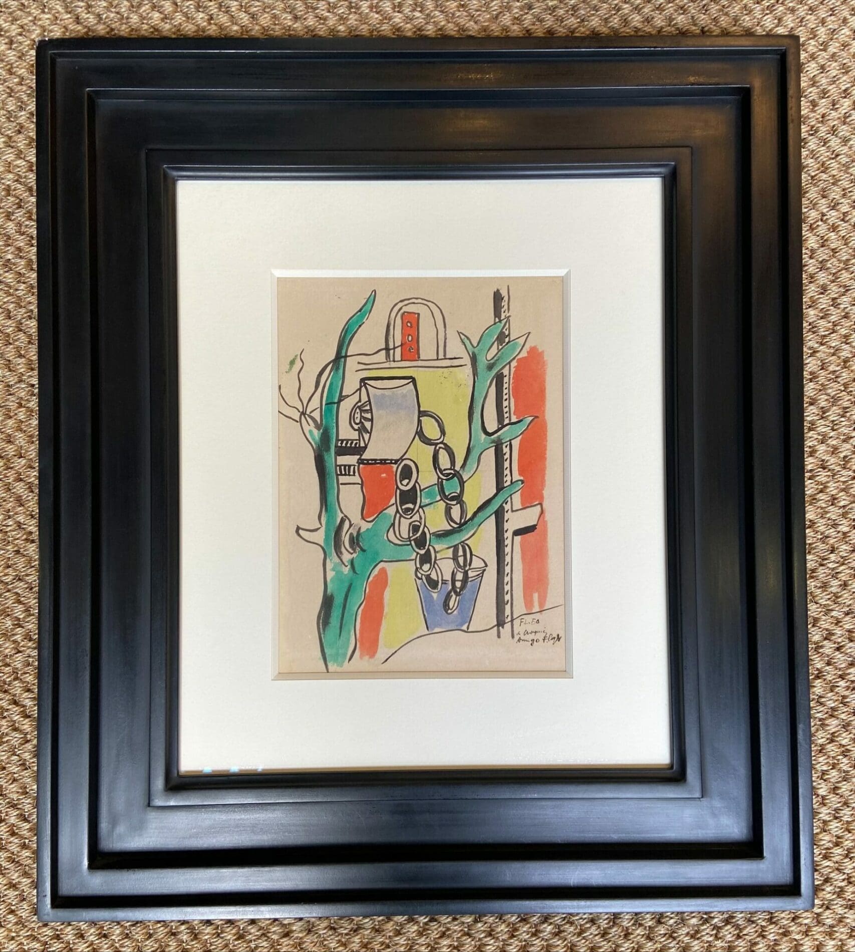 Fernand Léger – Le puits – gouache sur papier