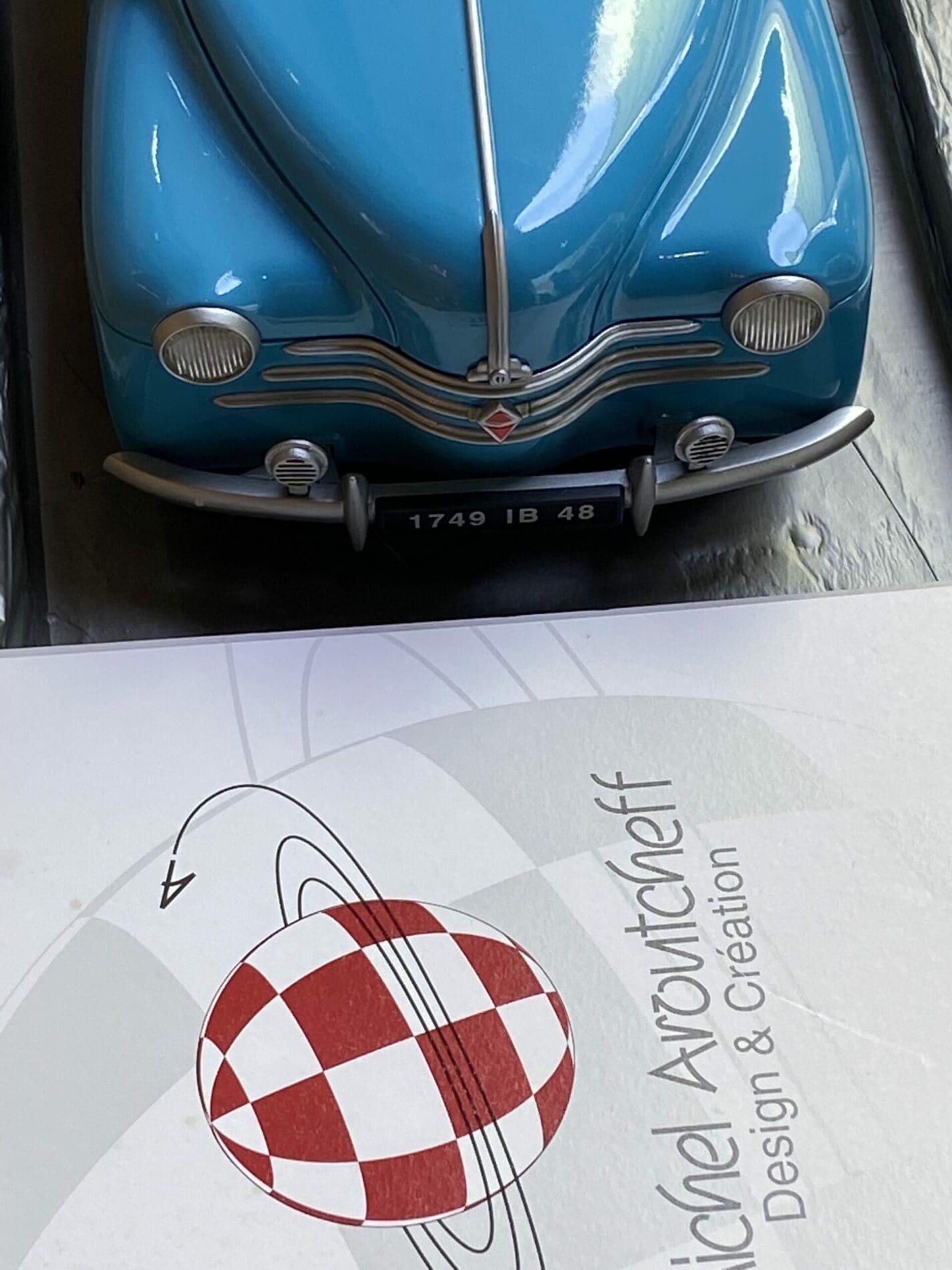Figurine Aroutcheff Tillieux Gil Jourdan Renault 4CV 1958 (077/233)