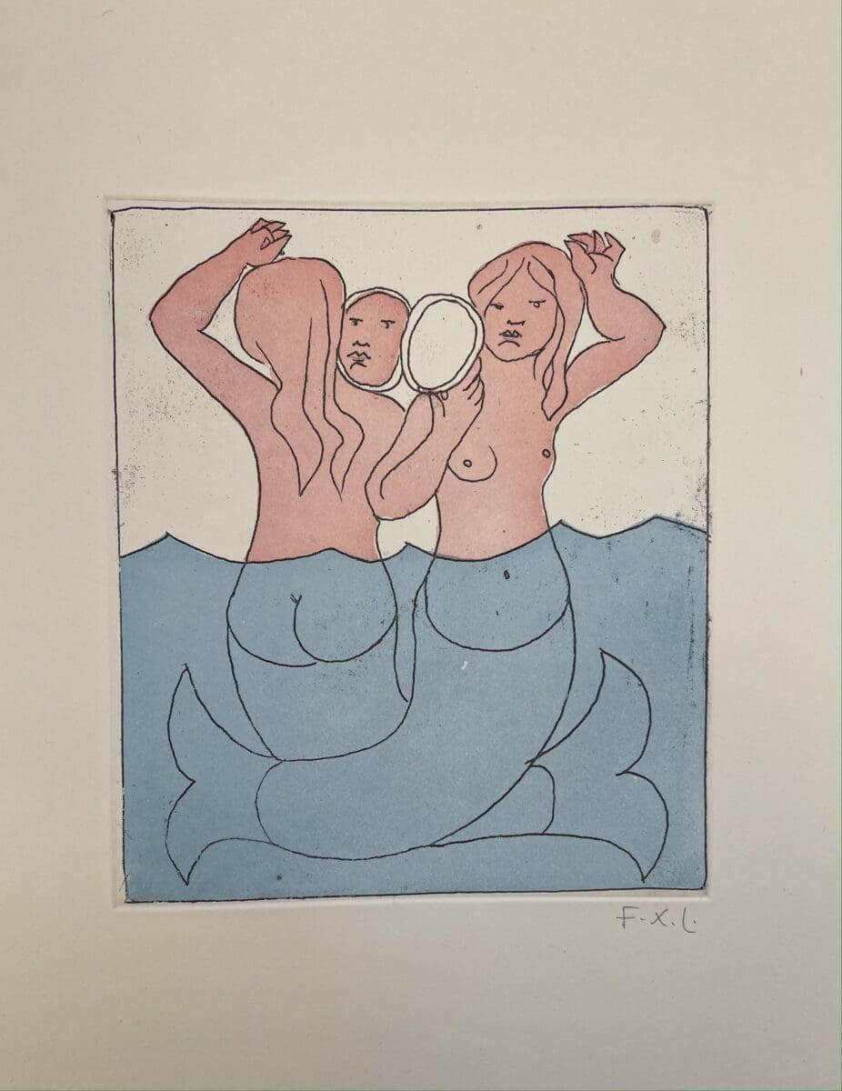 François-Xavier Lalanne (1927-2008) – The Mermaids, 2005 – aquatinte
