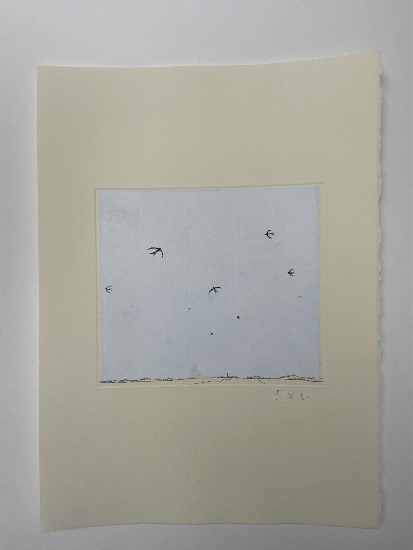Francois-Xavier Lalanne – Les oiseaux (Eau Forte)