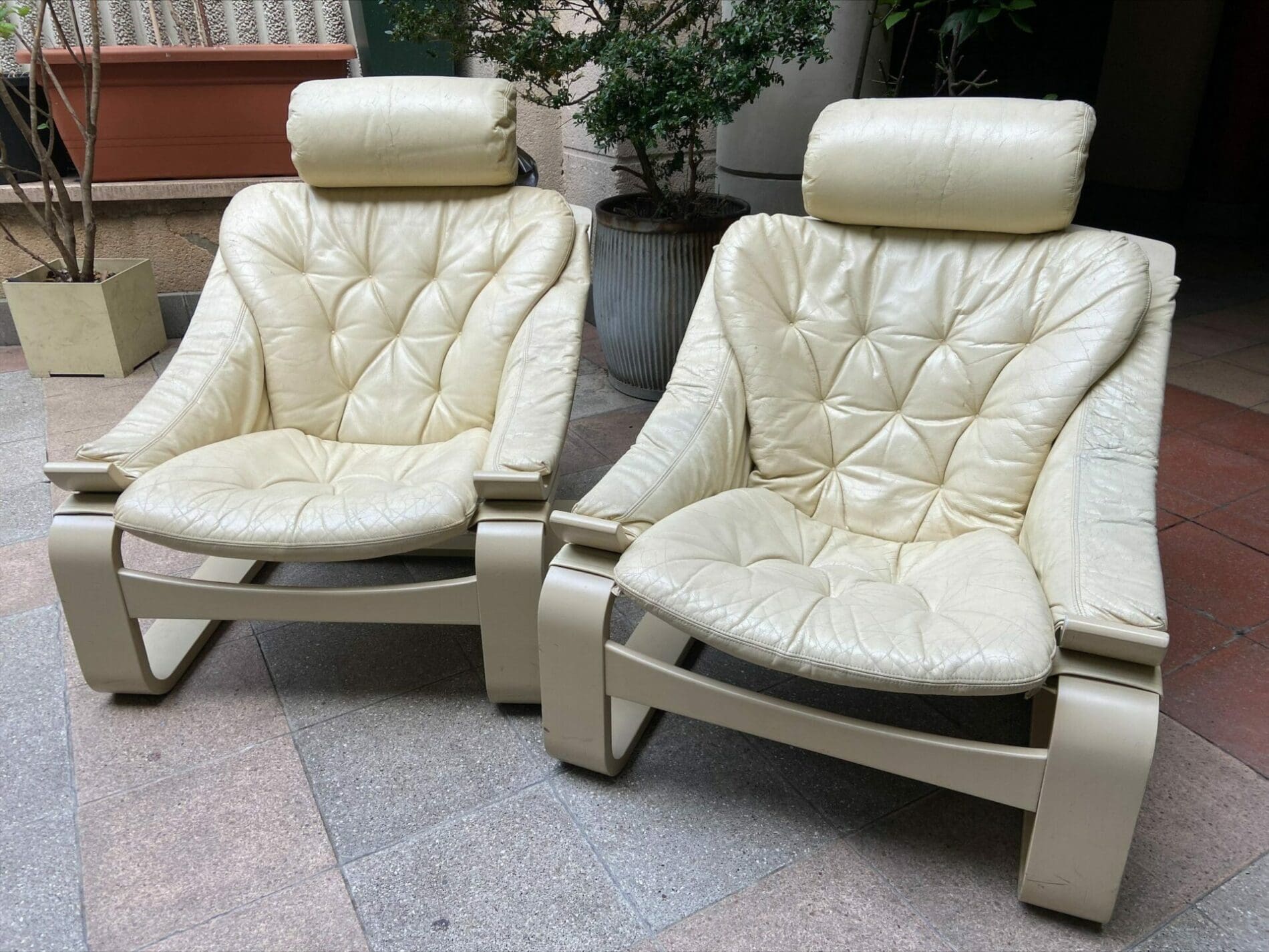 Paire de Fauteuils Kroken Royal – Édition Roche Bobois, 1974