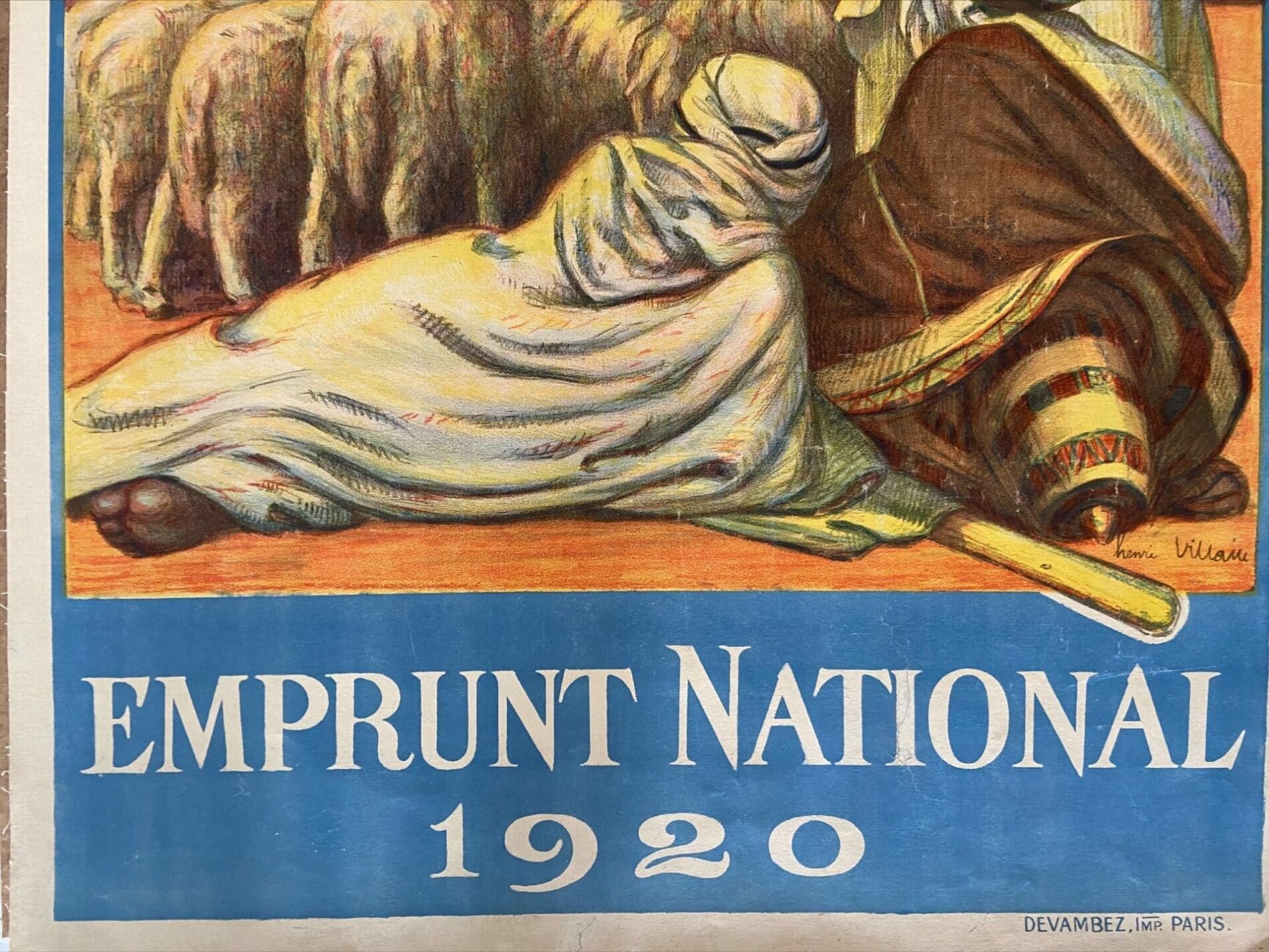 Affiche « Compagnie Algérienne » par Henri Villain – 1920