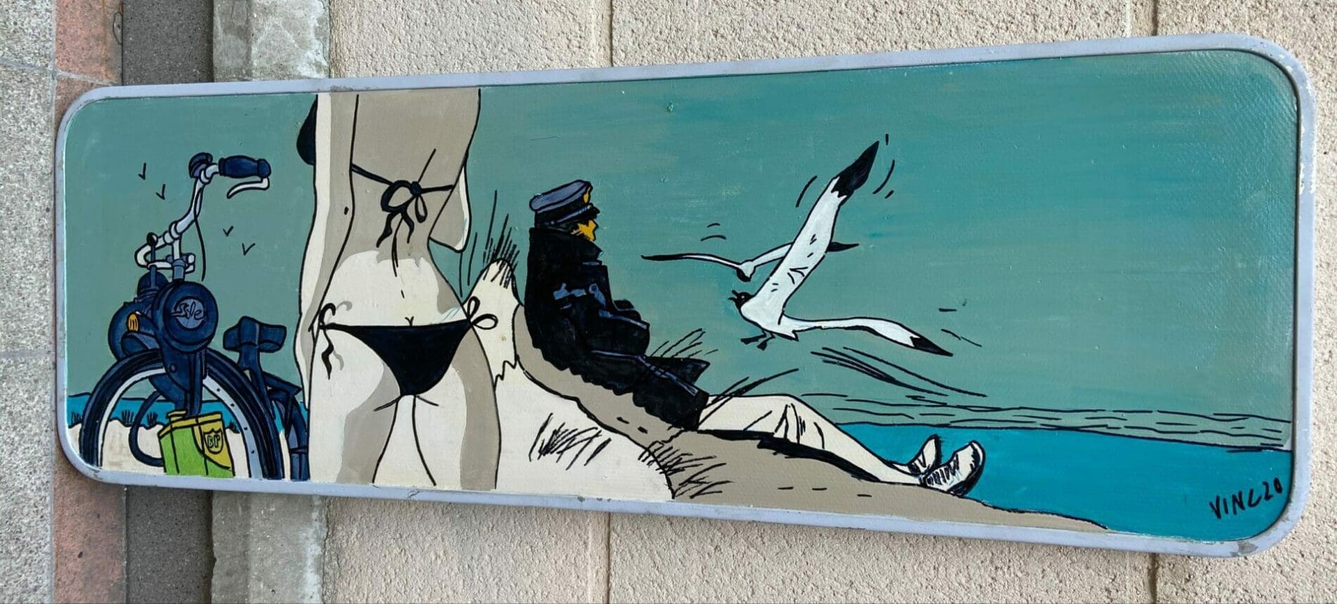 Vinc – Corto Maltese – Panneau de signalisation